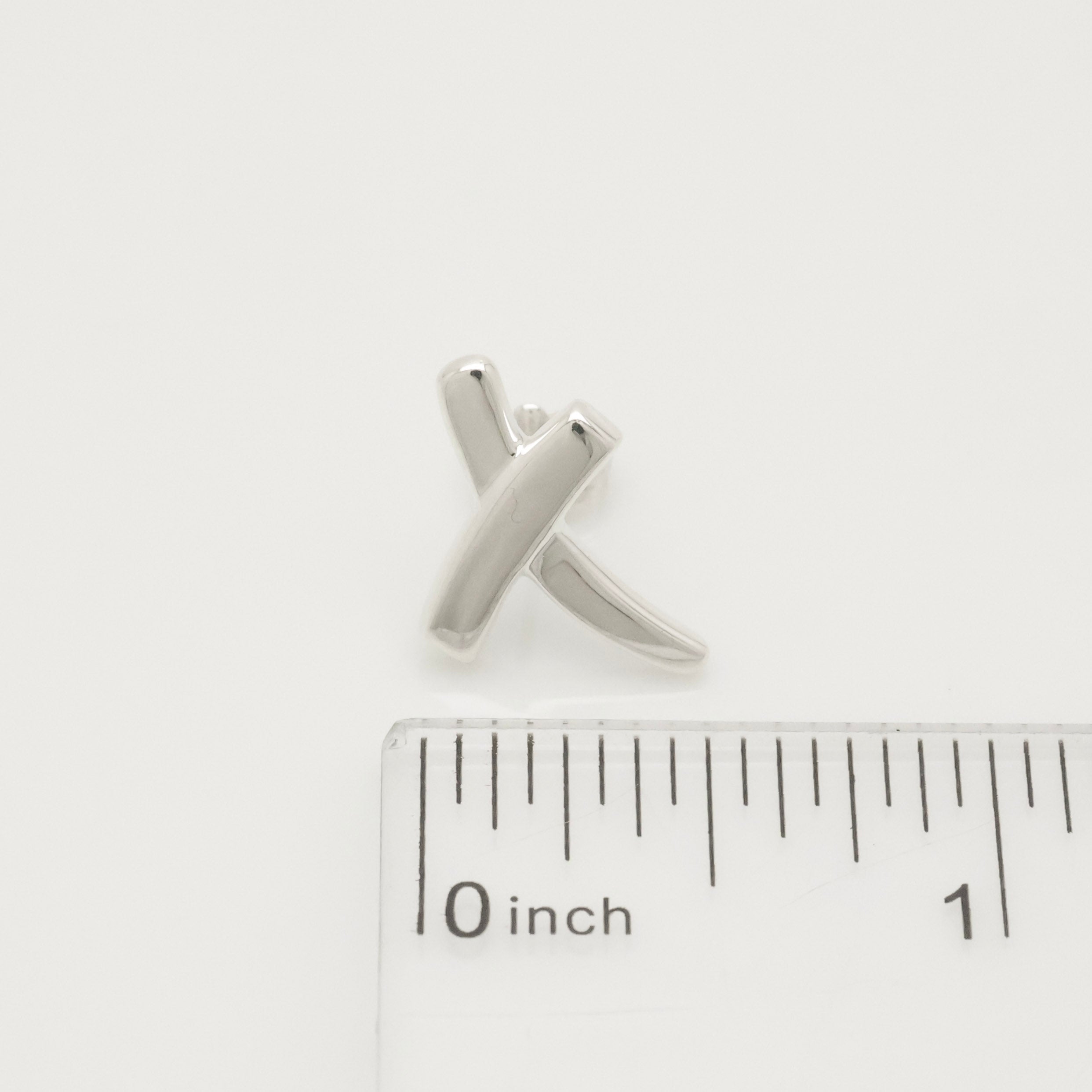 TIFFANY&Co. キス クロス パロマピカソ スタッド ピアス AG925