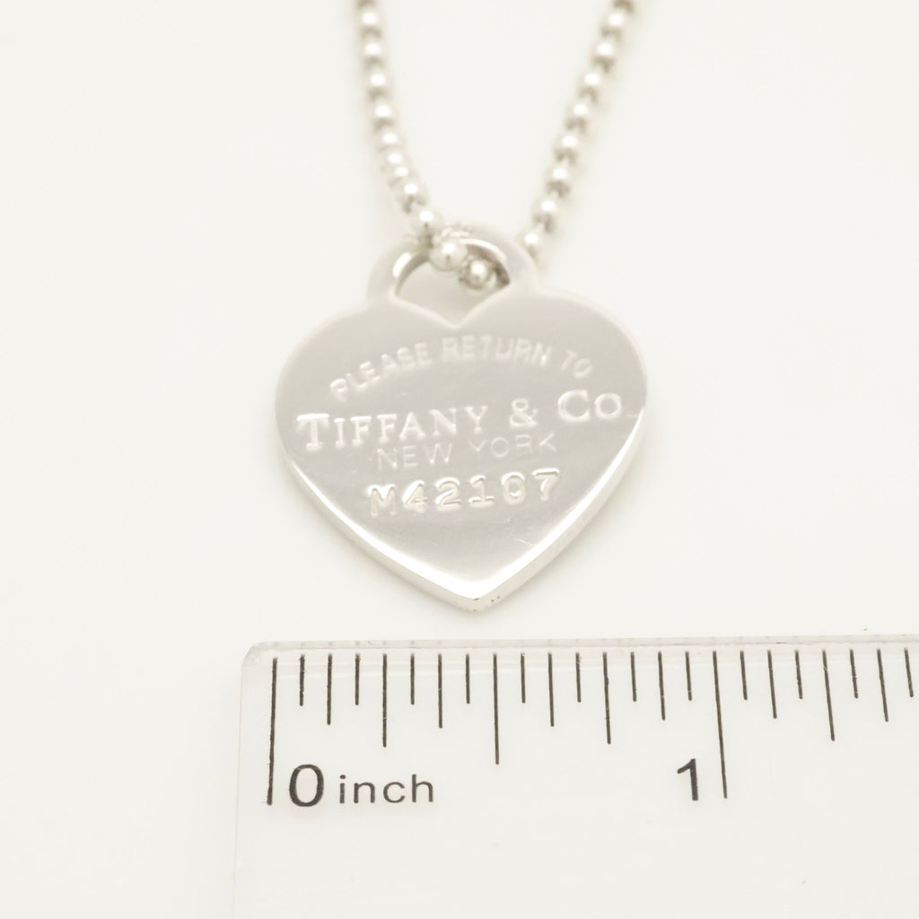 TIFFANY&Co. リターントゥ ティファニー ハート タグ ボール チェーン ネックレス AG925