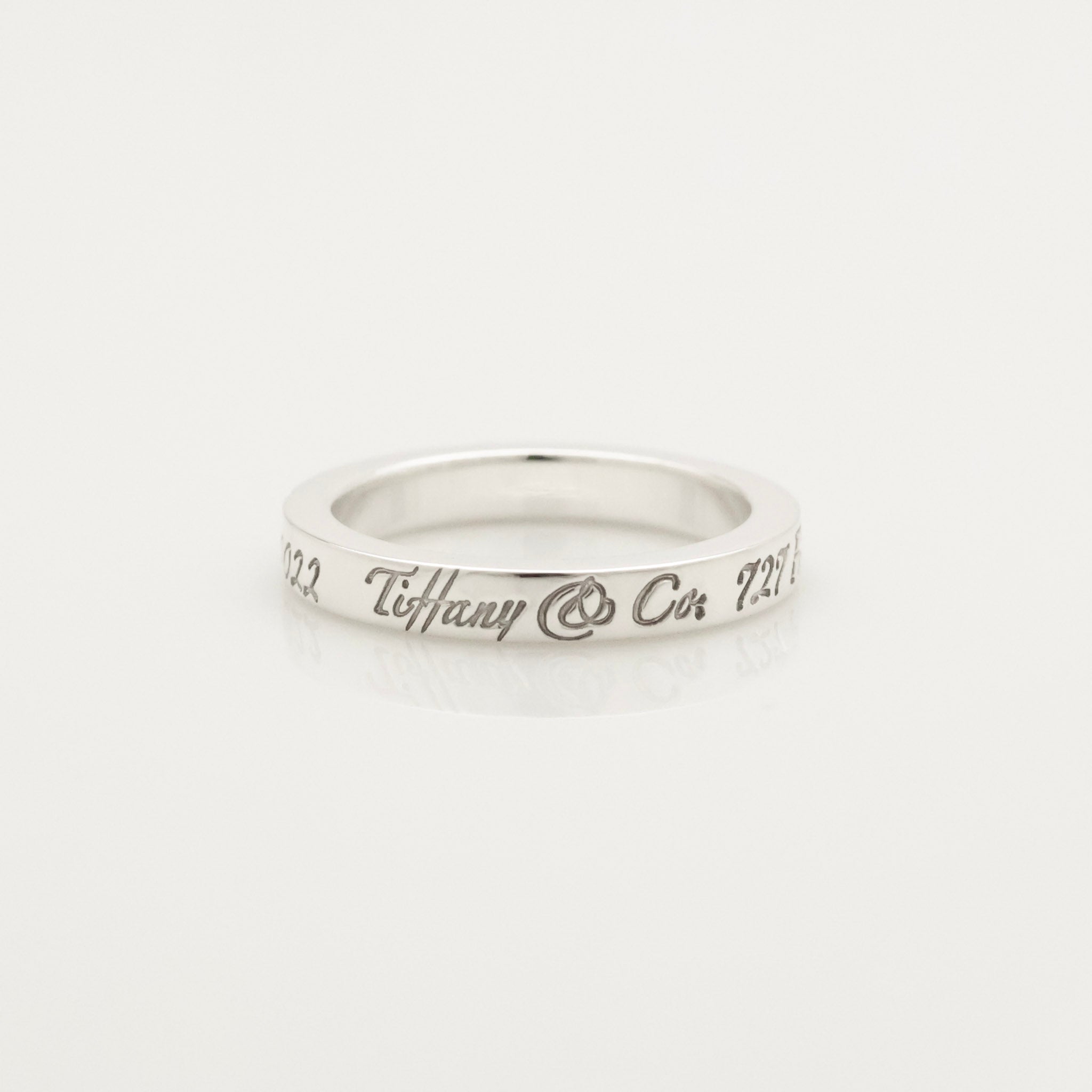 TIFFANY&Co. ノーツ NEW YORK ナロー リング 9 号 AG925