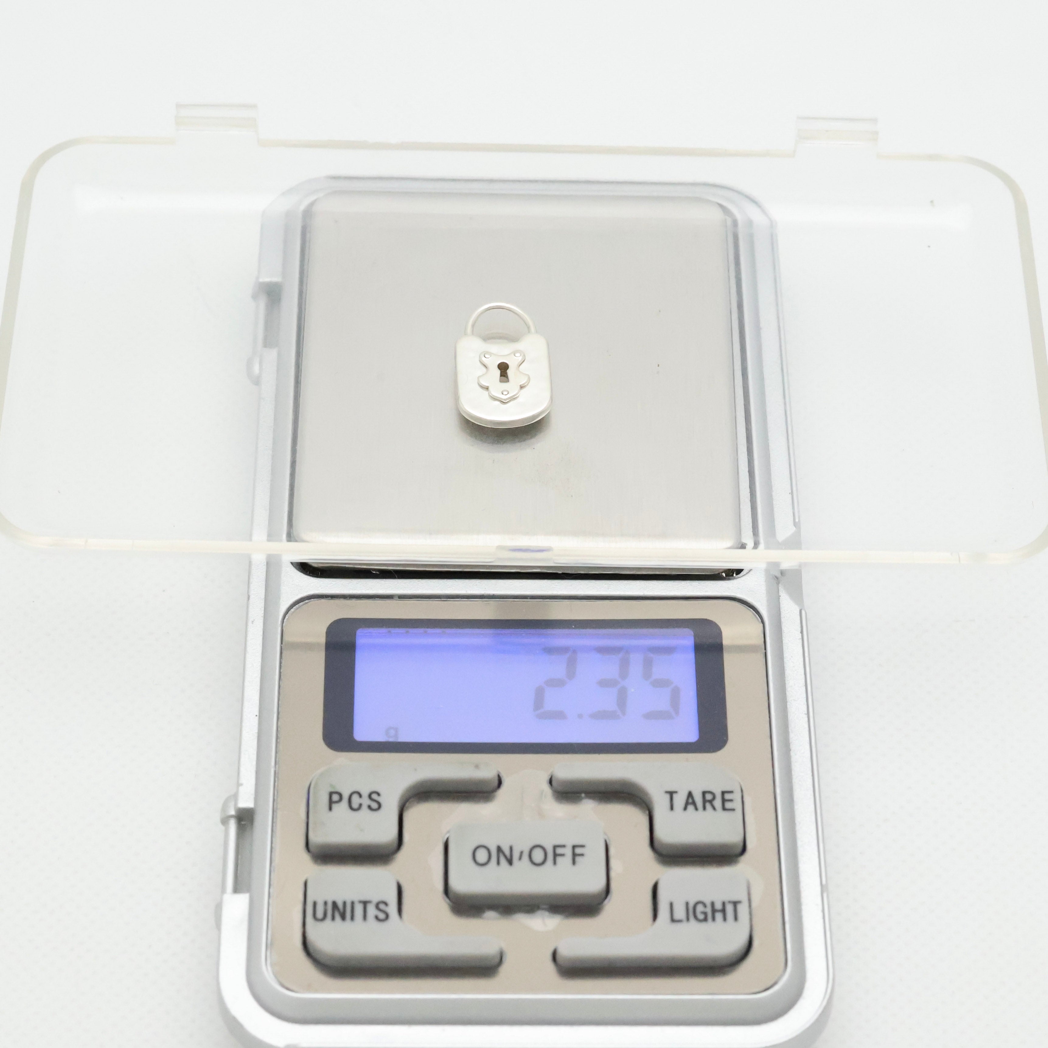 TIFFANY&Co. テクスチャー キーホール ロック チャーム AG925