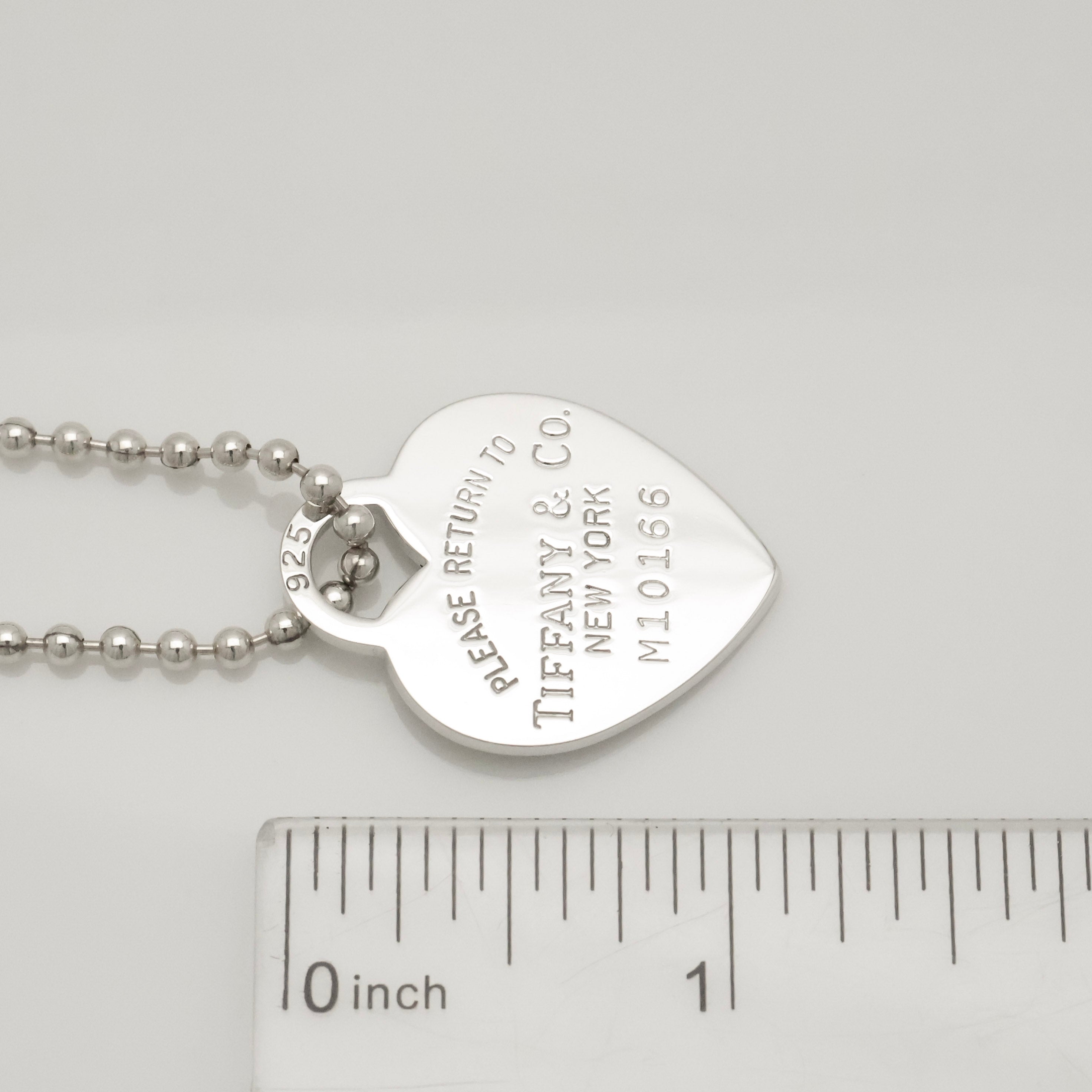 TIFFANY&Co. リターントゥ ティファニー ハート タグ ボール チェーン ネックレス AG925
