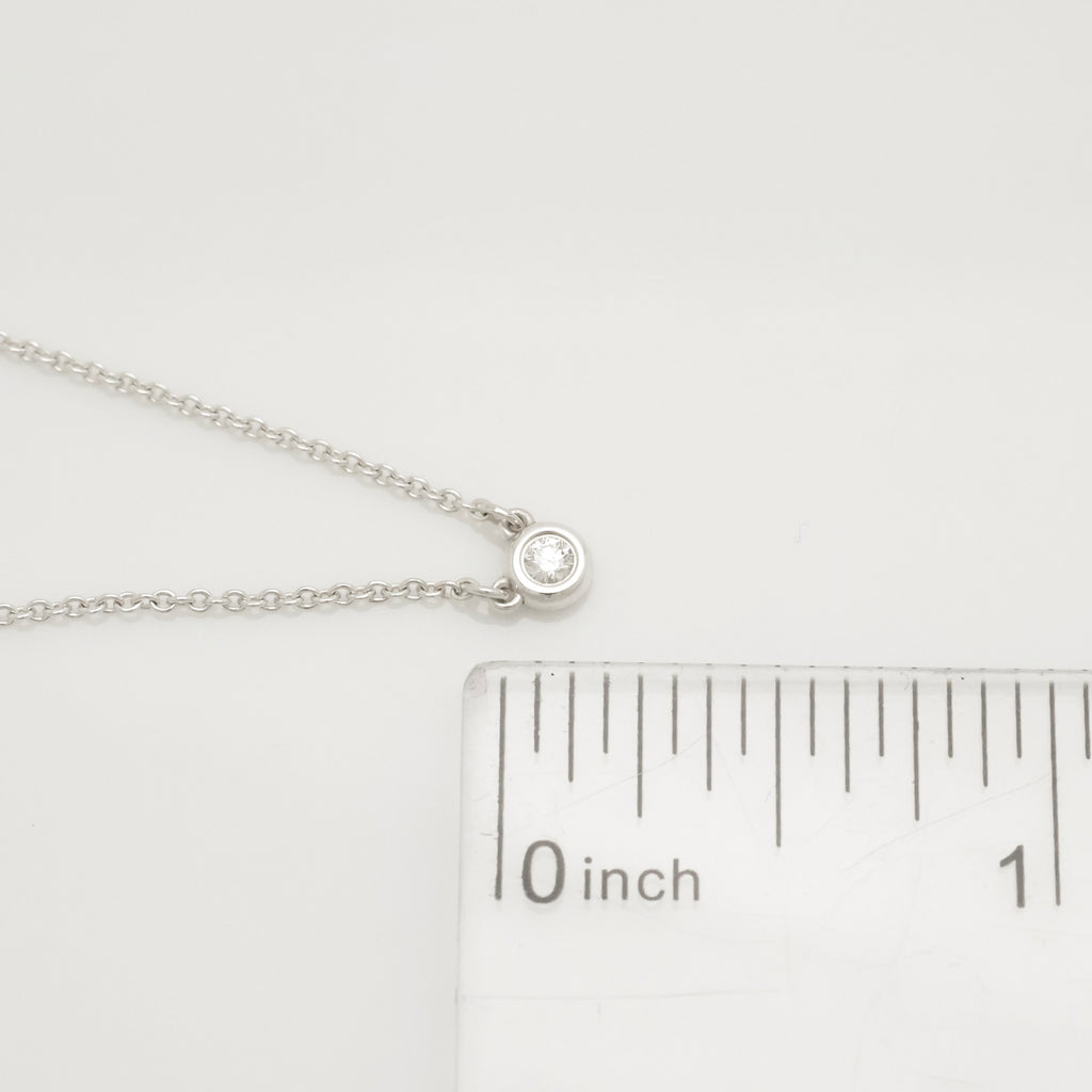 TIFFANY&Co.  バイザヤード ダイヤモンド 1P エルサペレッティ ネックレス AG925
