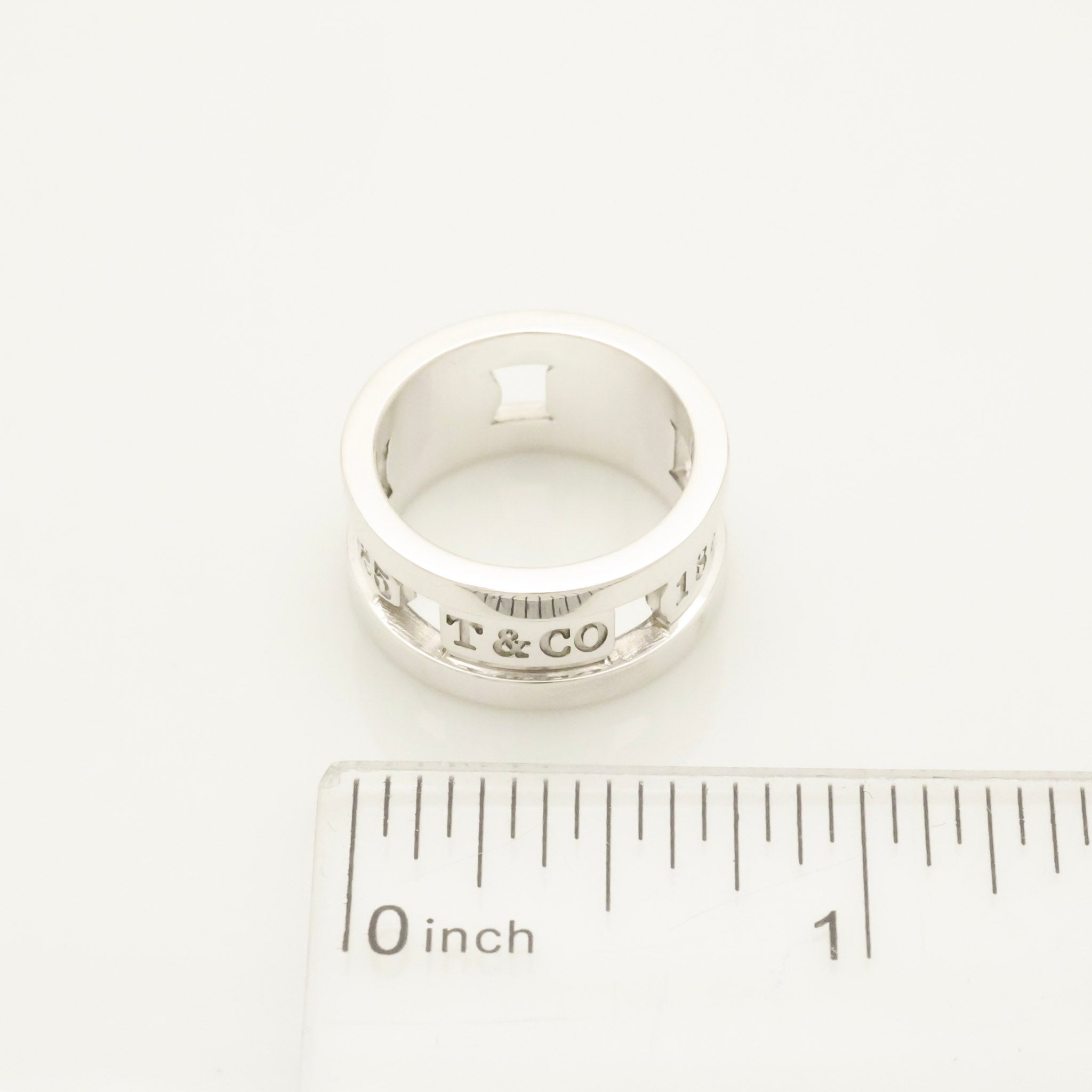 TIFFANY&Co. 1837 エレメント ワイド リング 9.5 号 AG925