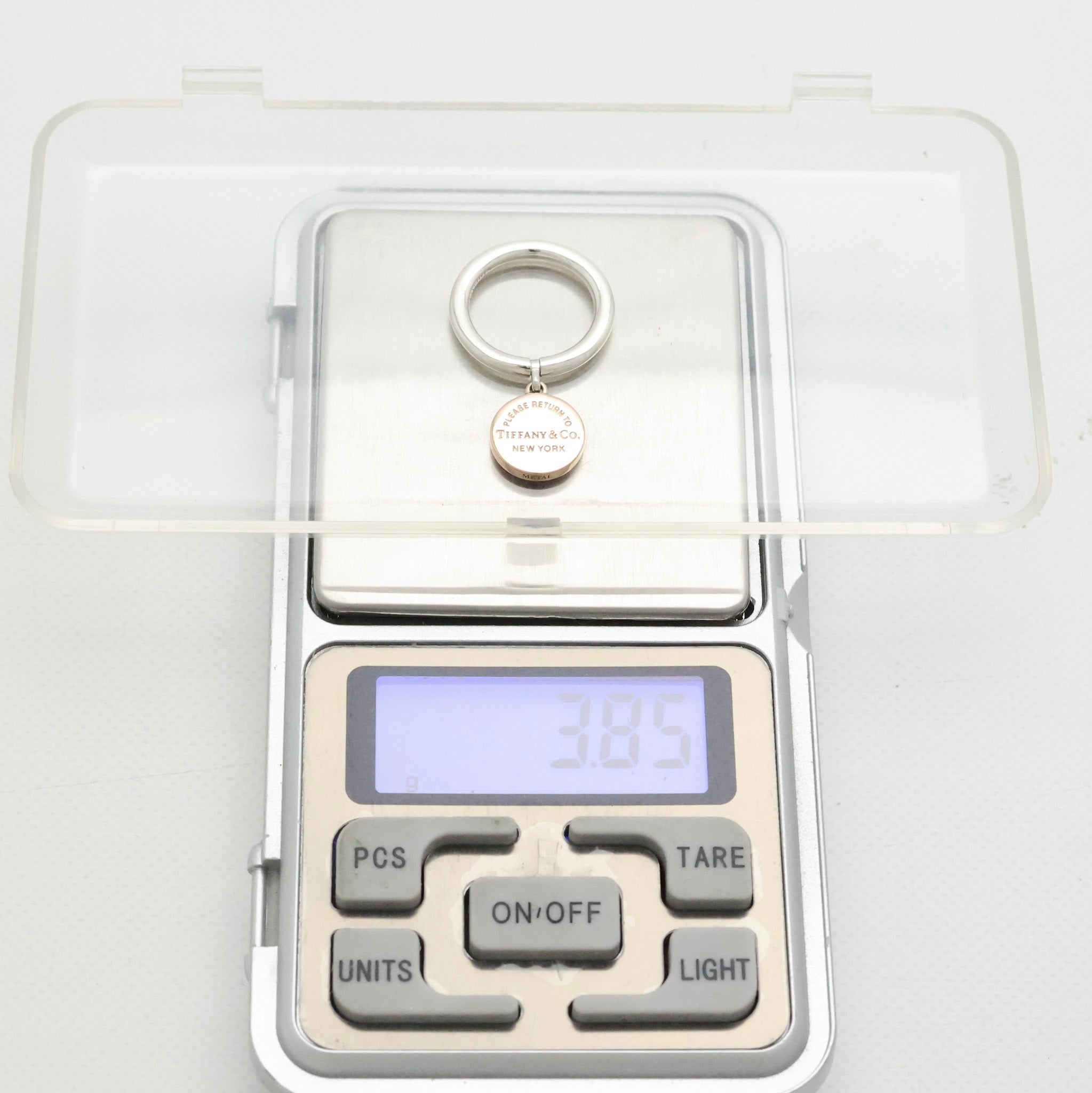 TIFFANY&Co. リターントゥ ティファニー ラウンド タグ ルベドメタル リング 7 号 AG925