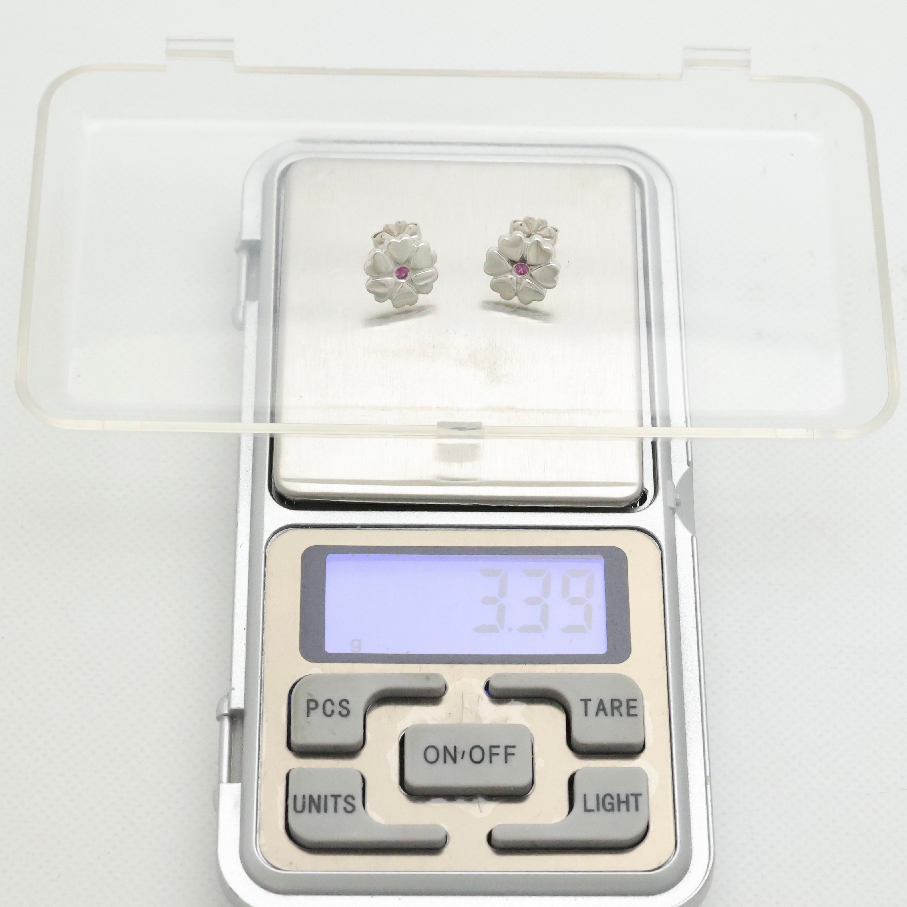 TIFFANY&Co. クラウン オブ ハート ピンク サファイア 1P パロマピカソ ピアス AG925