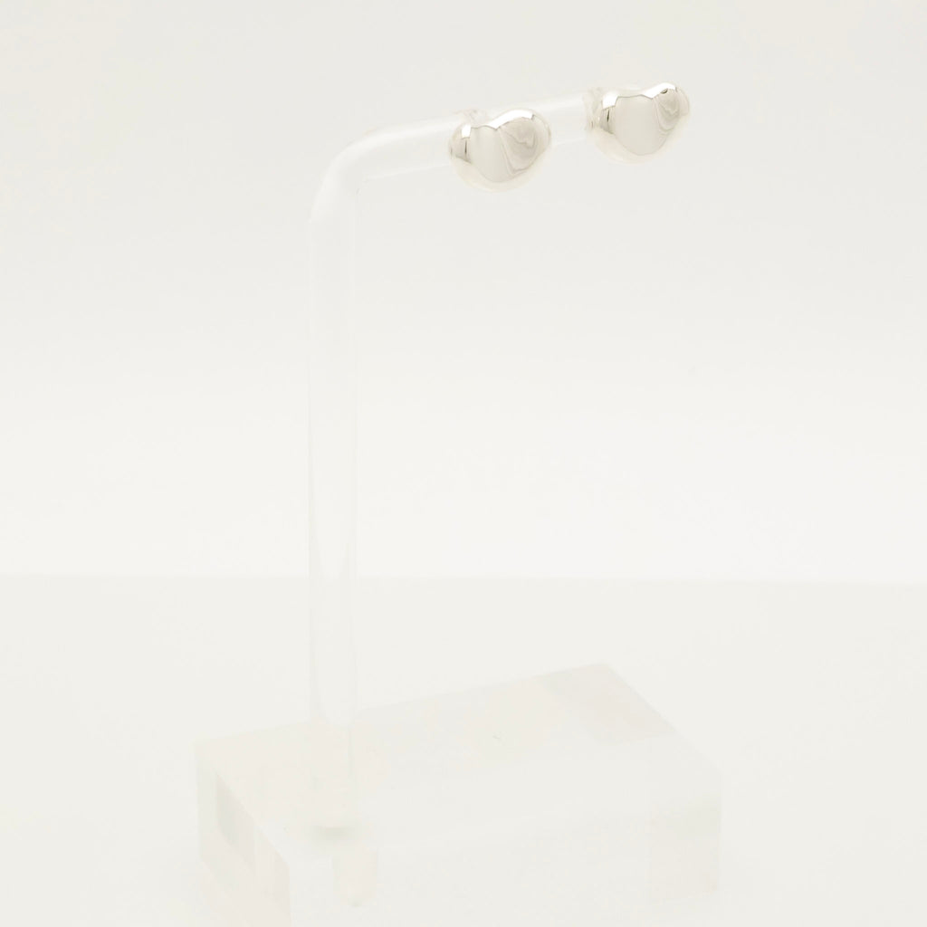Tiffany & Co. Elsa Peretti Bean Design Earrings Sterling Silver 925