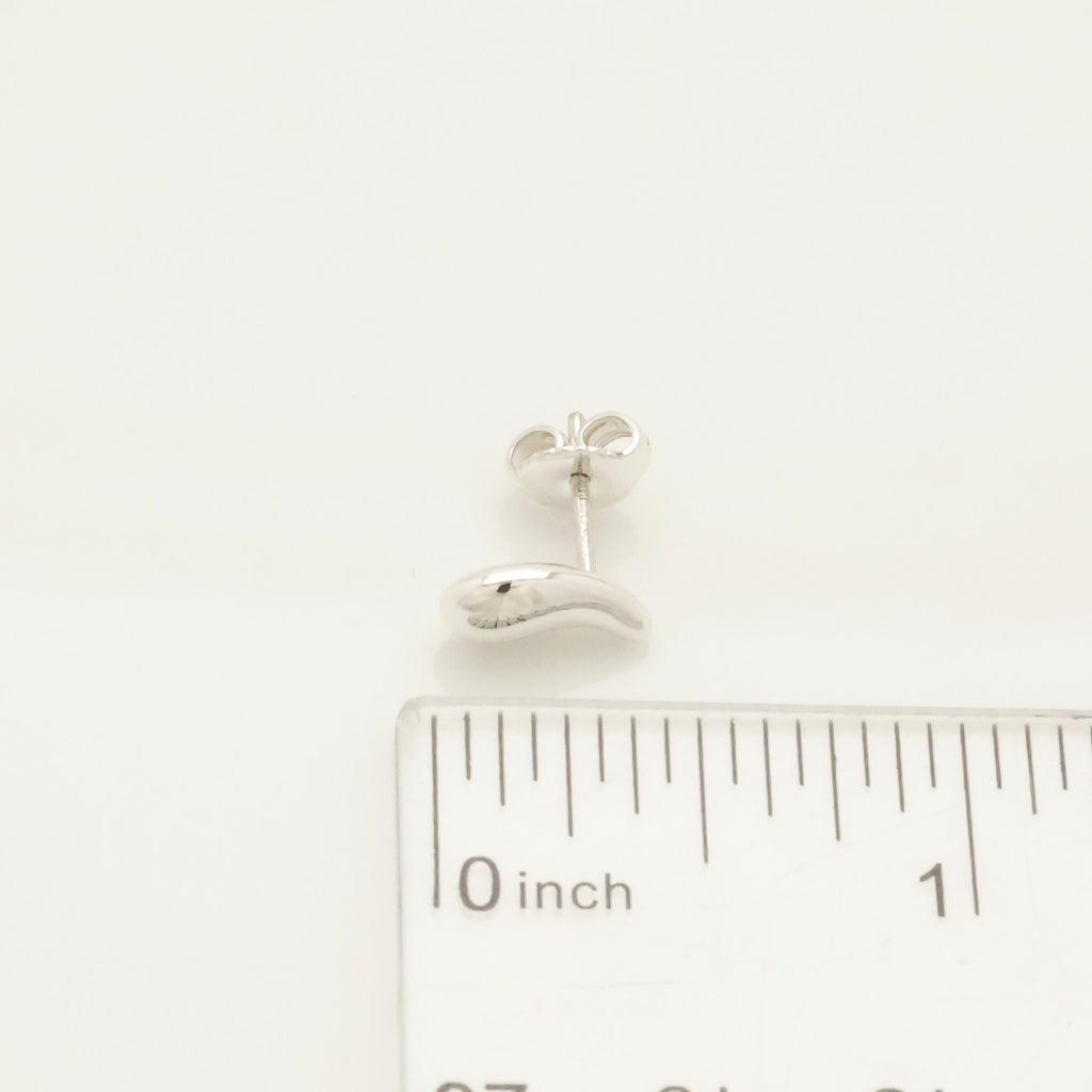 Tiffany & Co. Peretti Teardrop Stud Earrings Sterling Silver 925