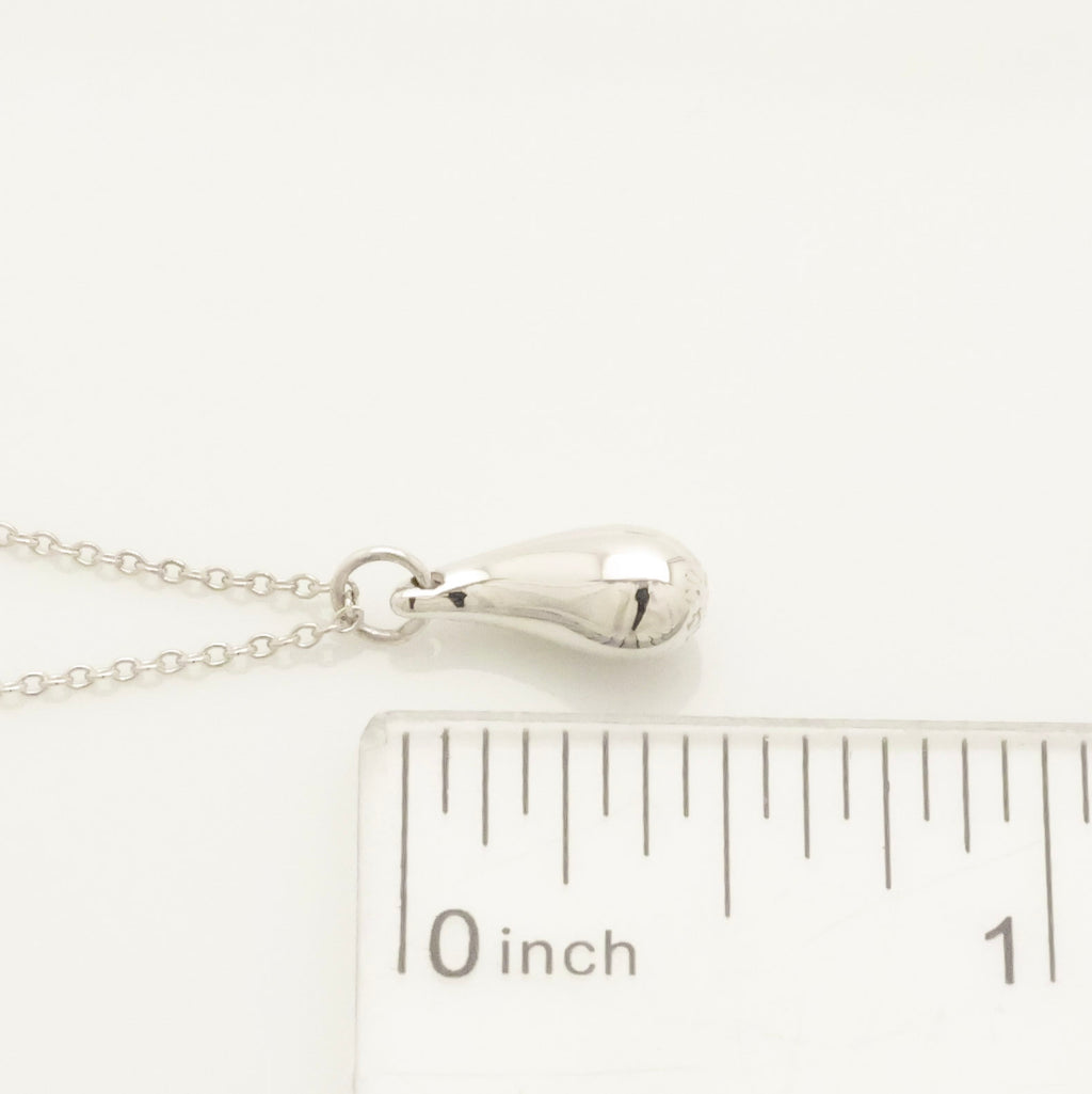Tiffany & Co. Teardrop Necklace Pendant Sterling Silver 925 