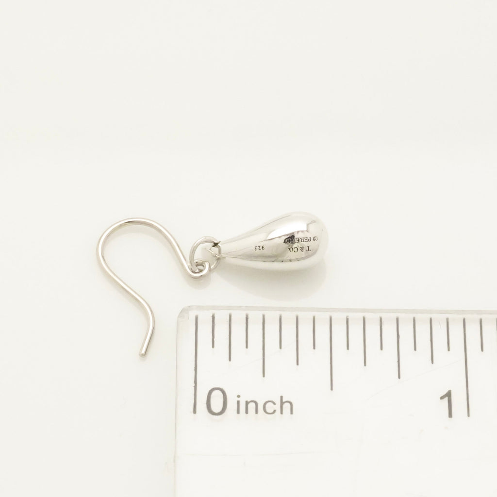 Tiffany & Co.SINGLE Peretti Teardrop Dangle Earrings Sterling Silver 925