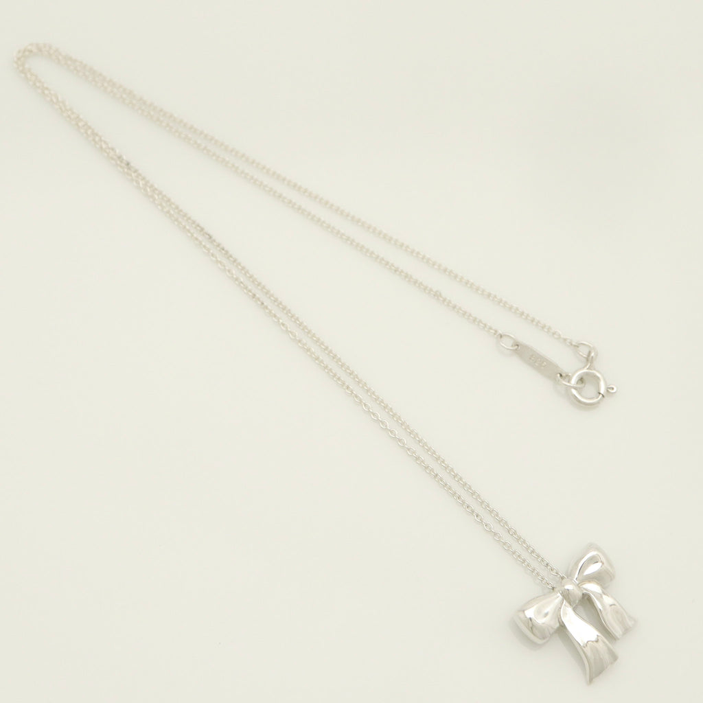 TIFFANY&Co. ミニ リボン ネックレス AG925