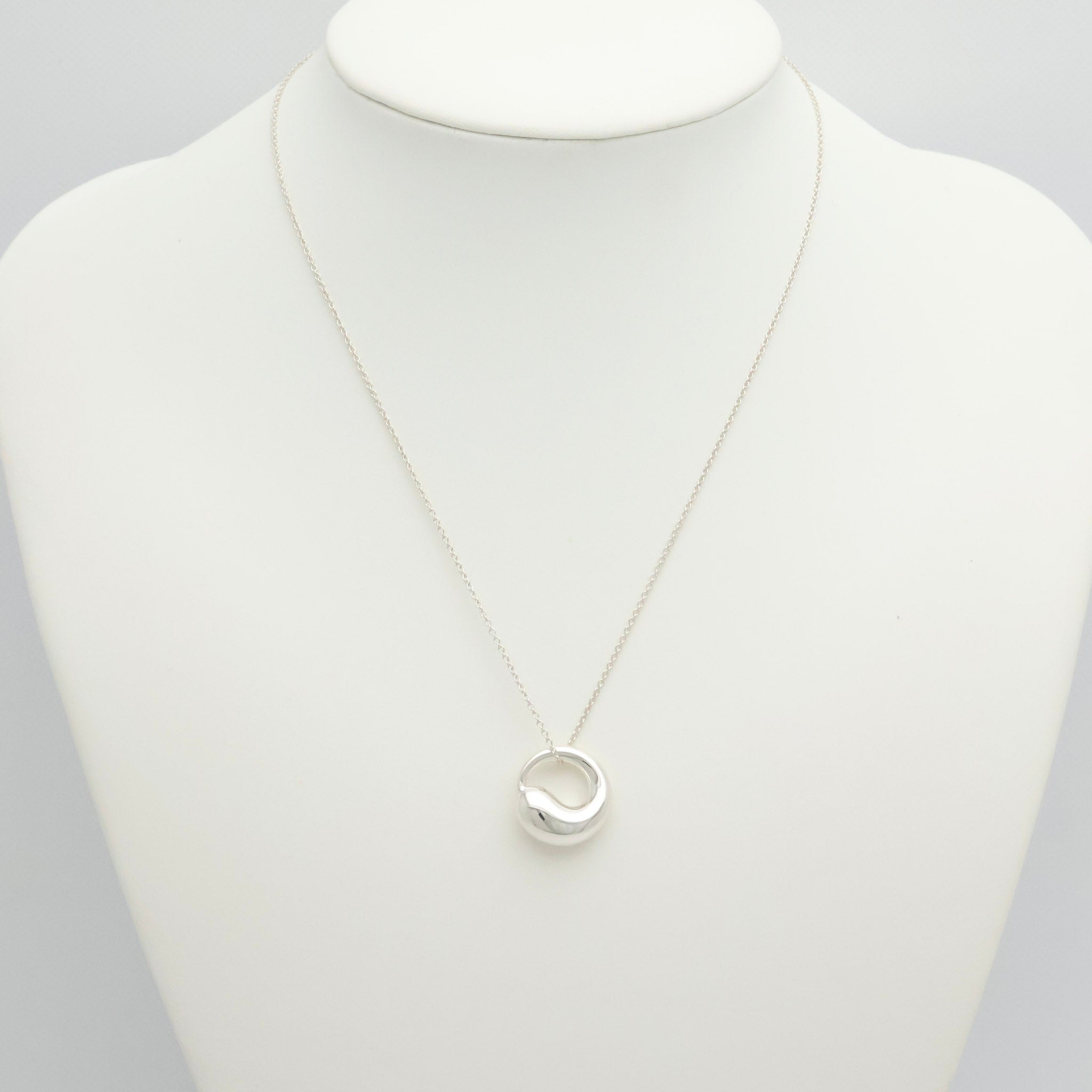 Tiffany & Co. MEDIUM Eternal Circle Necklace Sterling Silver 925 