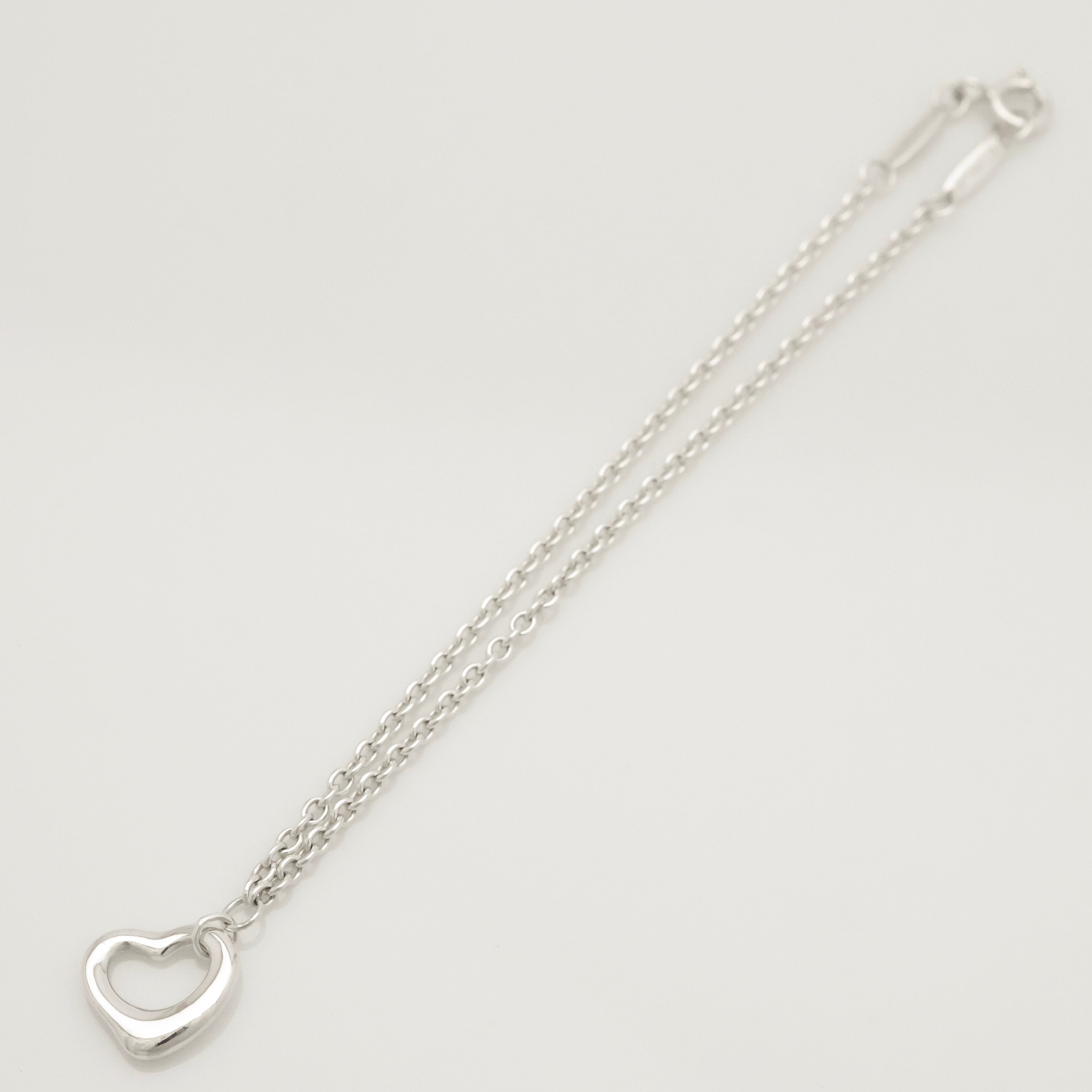 GIFT*TIFFANY&Co. オープンハート エルサペレッティ ブレスレット AG925