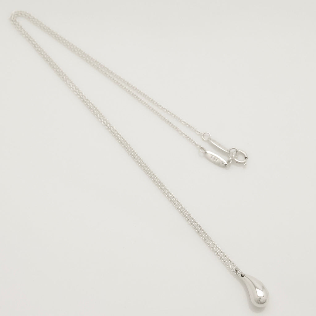 Tiffany & Co. Peretti Teardrop Necklace Pendant  Sterling Silver 925