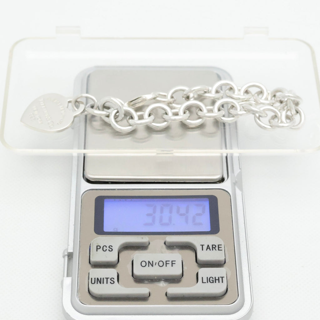 TIFFANY&Co. リターントゥ ティファニー ハート タグ チェーン ブレスレット AG925