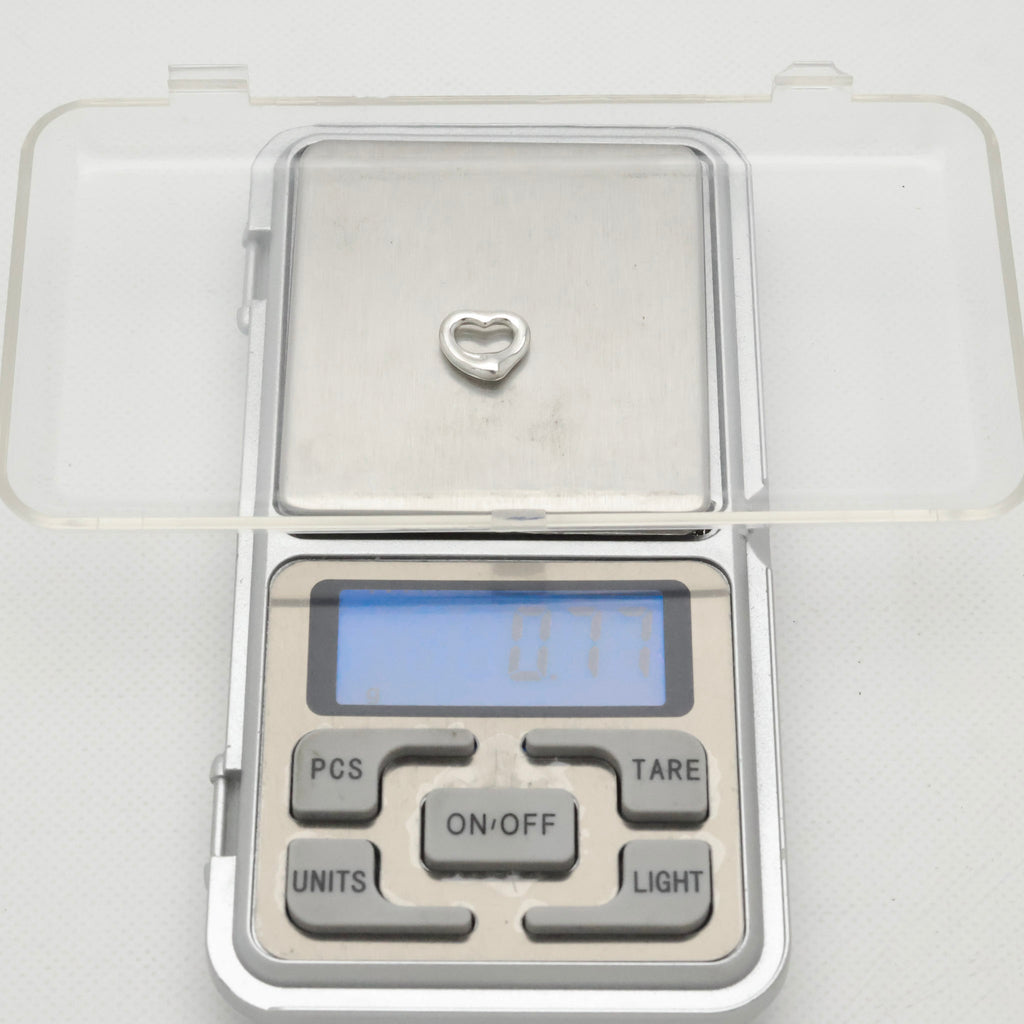  Tiffany & Co. Peretti Open Heart 11mm Pendant Charm Sterling Silver 925 