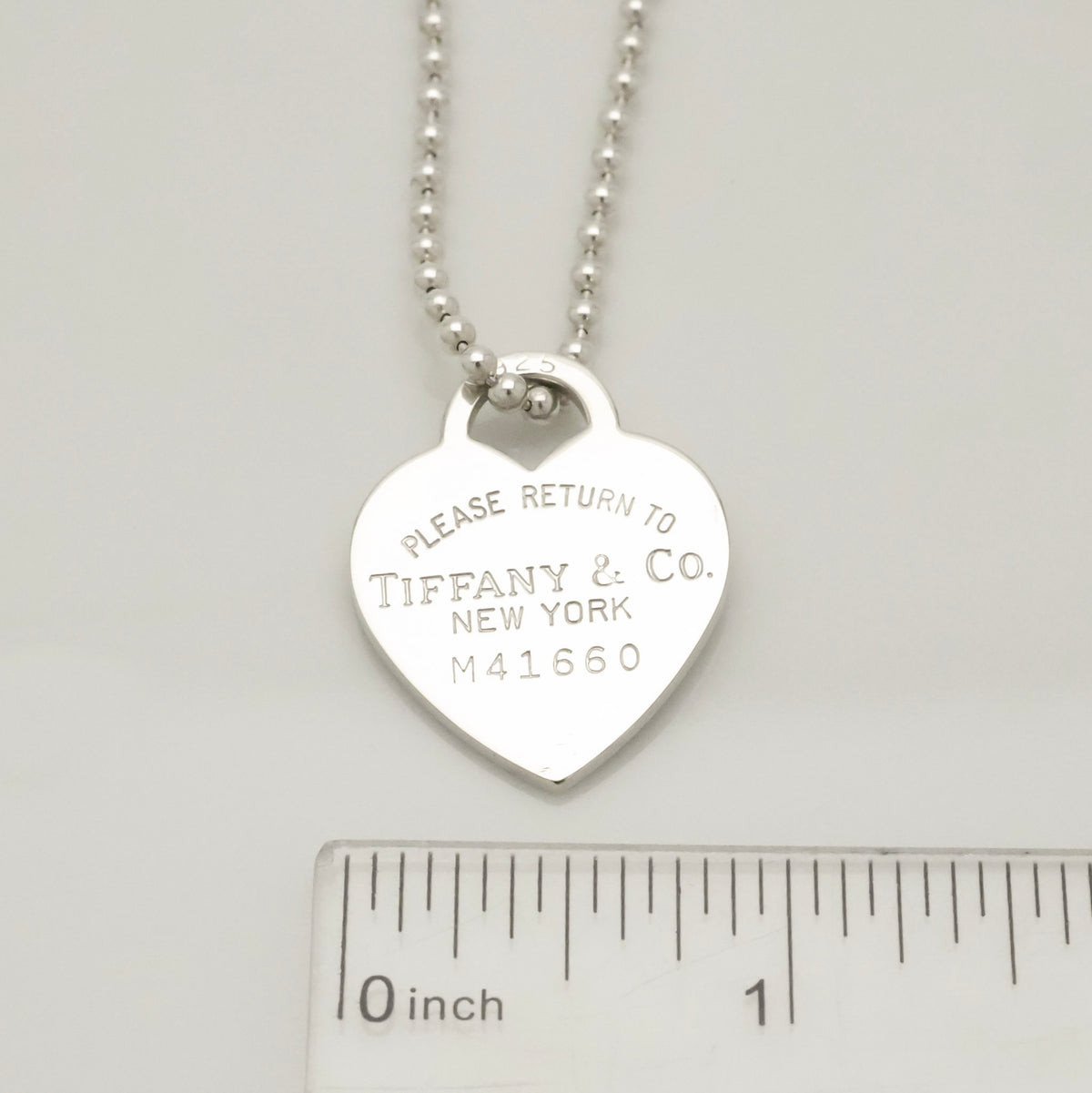 TIFFANY&Co. リターントゥ ティファニー ハート タグ ボール チェーン ネックレス AG925
