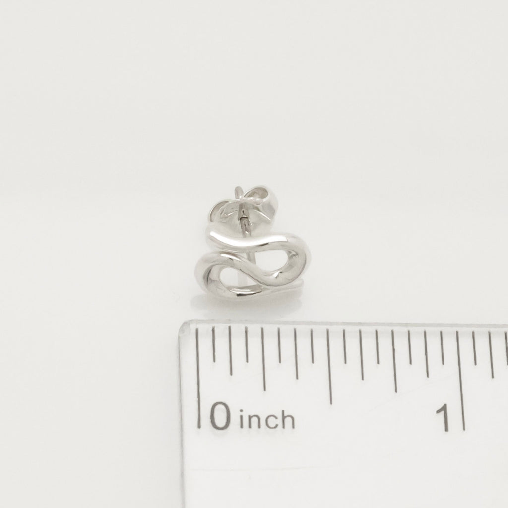 TIFFANY&Co. オープン ウェーブ エルサペレッティ スタッド ピアス AG925