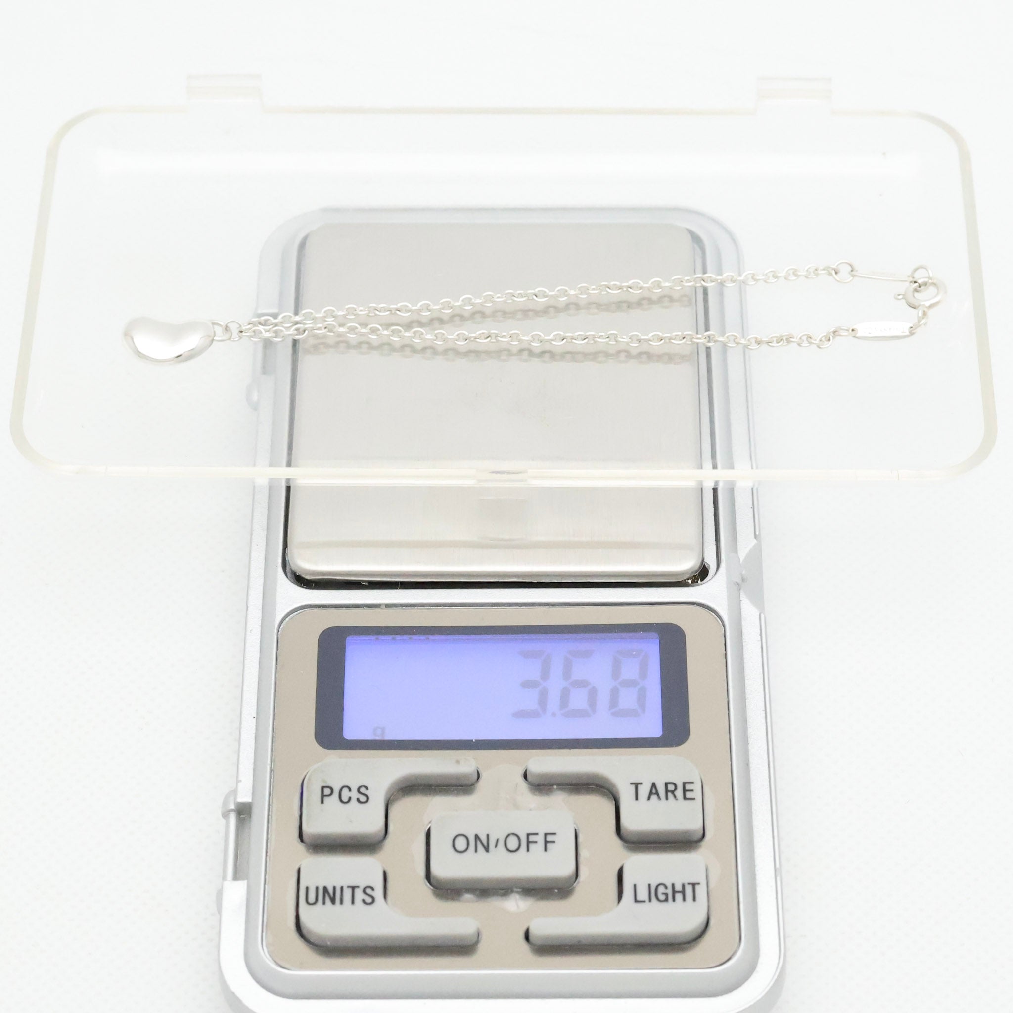 Tiffany & Co. Sterling Silver 925 Elsa Peretti  Bean Bracelet 