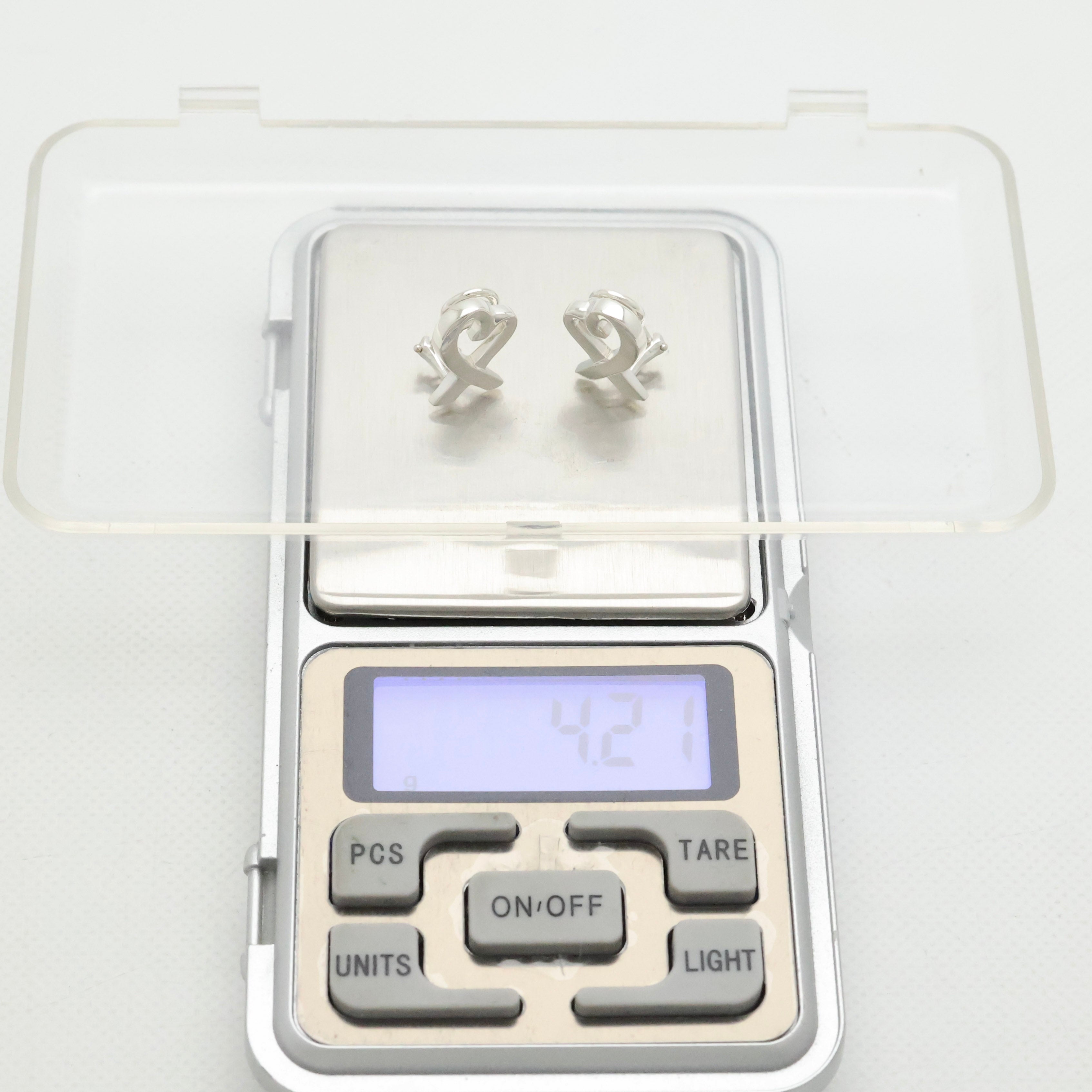 TIFFANY&Co. ラビングハート パロマピカソ クリップ イヤリング AG925