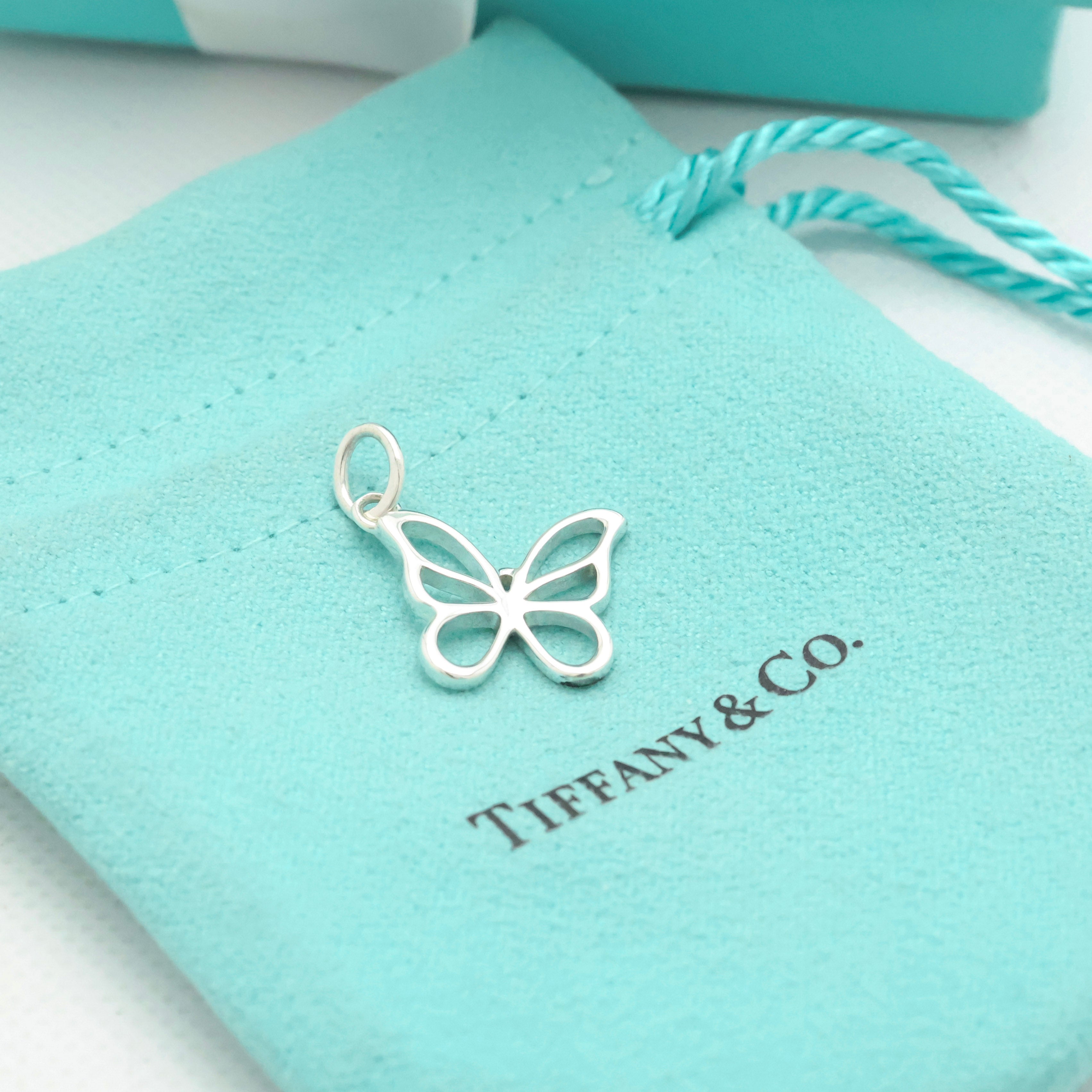 TIFFANY&Co. オープン バタフライ 蝶 AG925