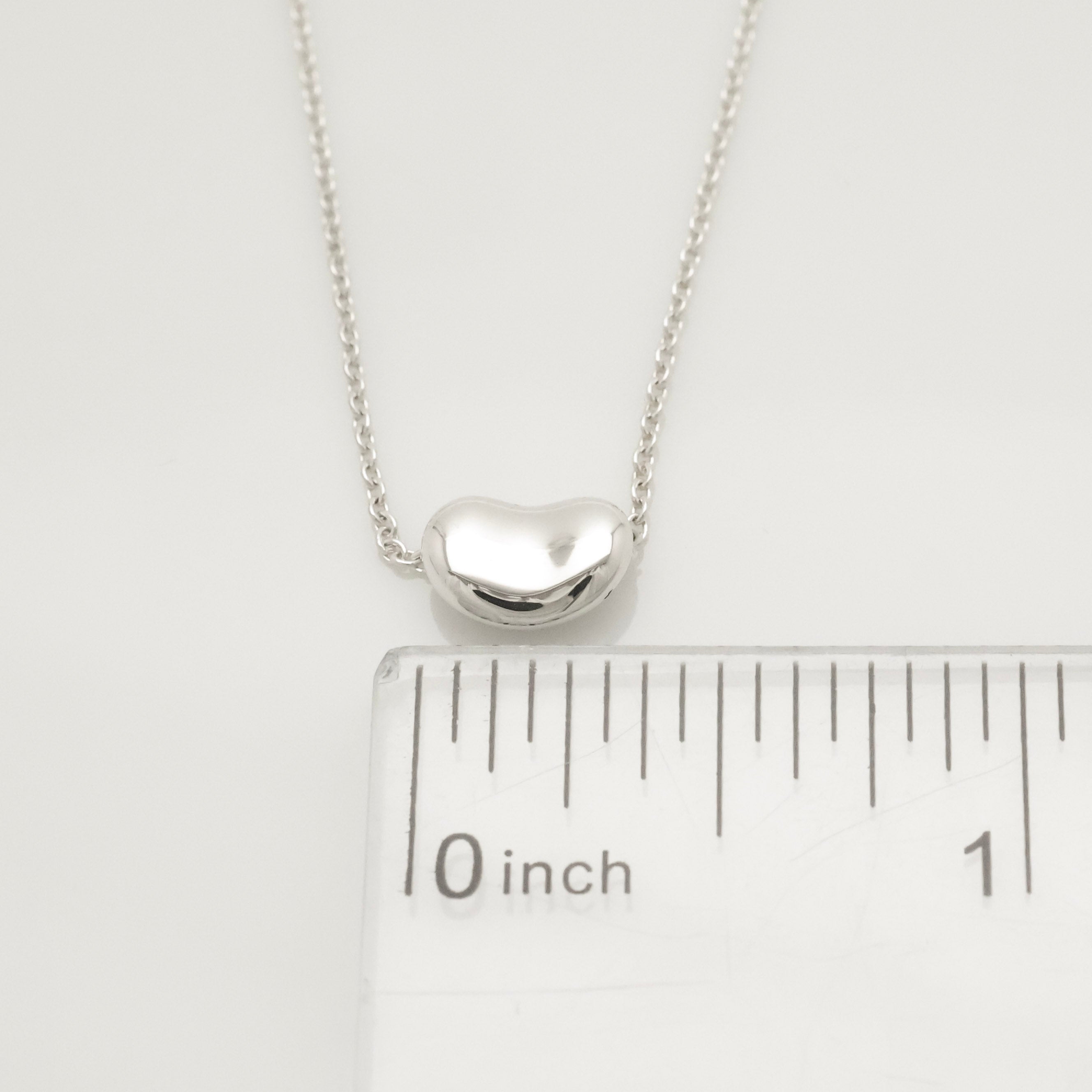  Tiffany & Co. Peretti Mini  Bean Necklace  Sterling Silver 925 
