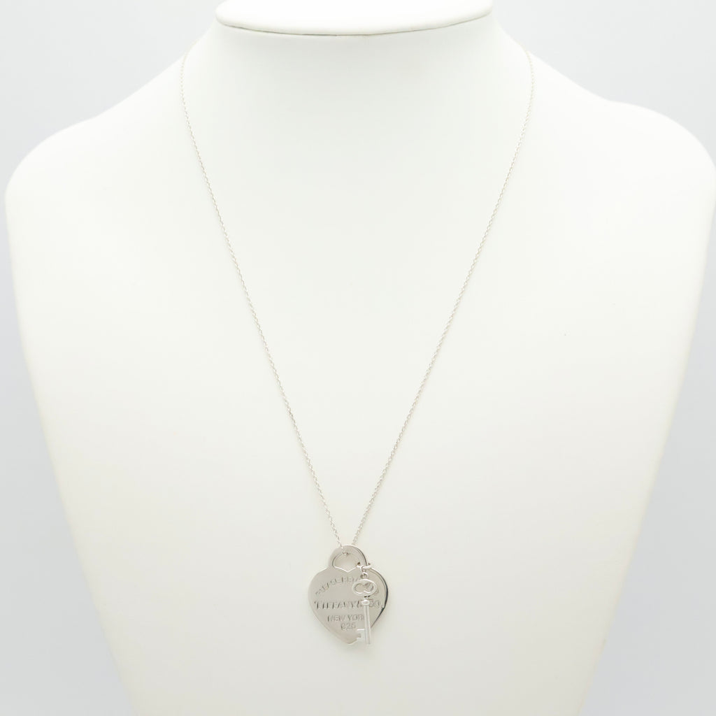 TIFFANY&Co. リターントゥ ティファニー ハート タグ キー ネックレス AG925