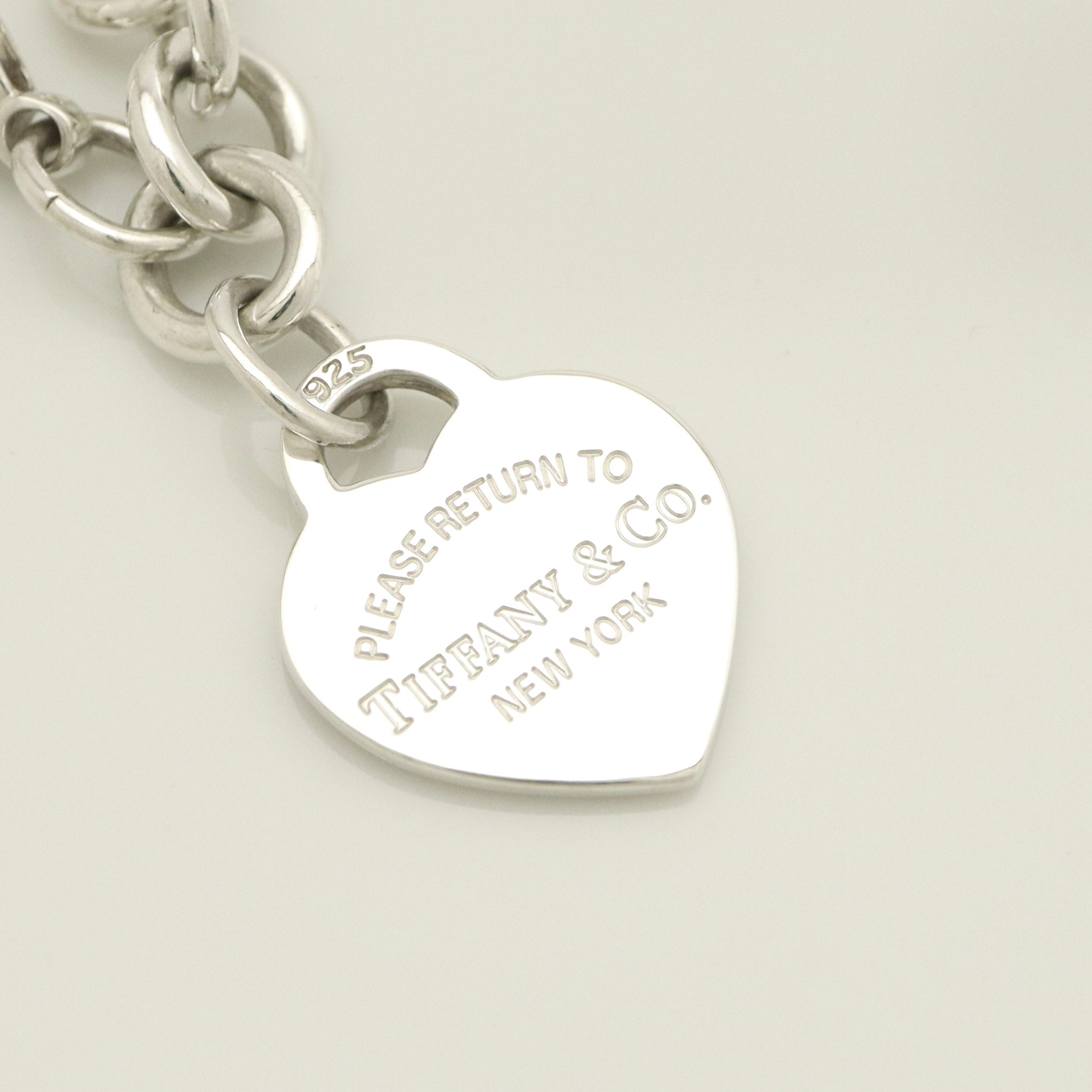 TIFFANY&Co. リターントゥ ティファニー ハート タグ チェーン ブレスレット AG925