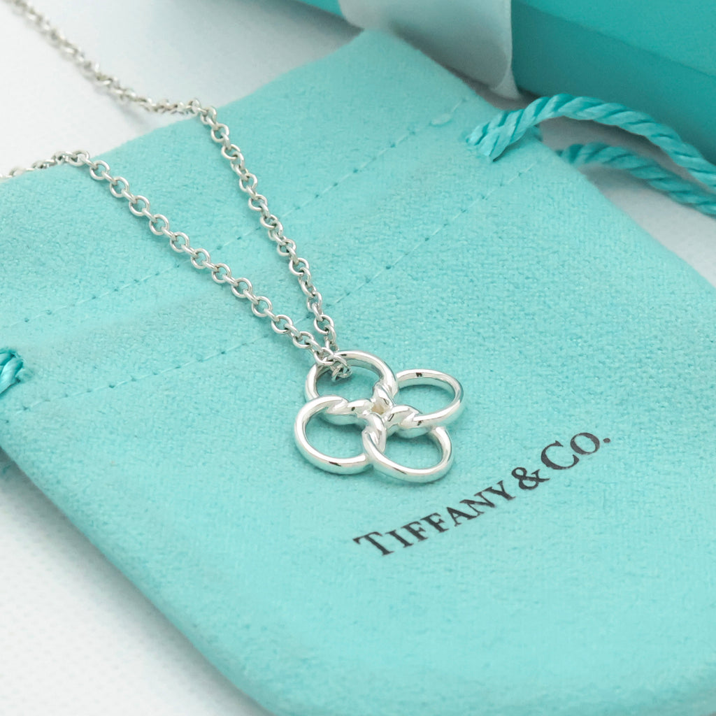 TIFFANY&Co. クアドロフォリオ エルサペレッティ ネックレス AG925