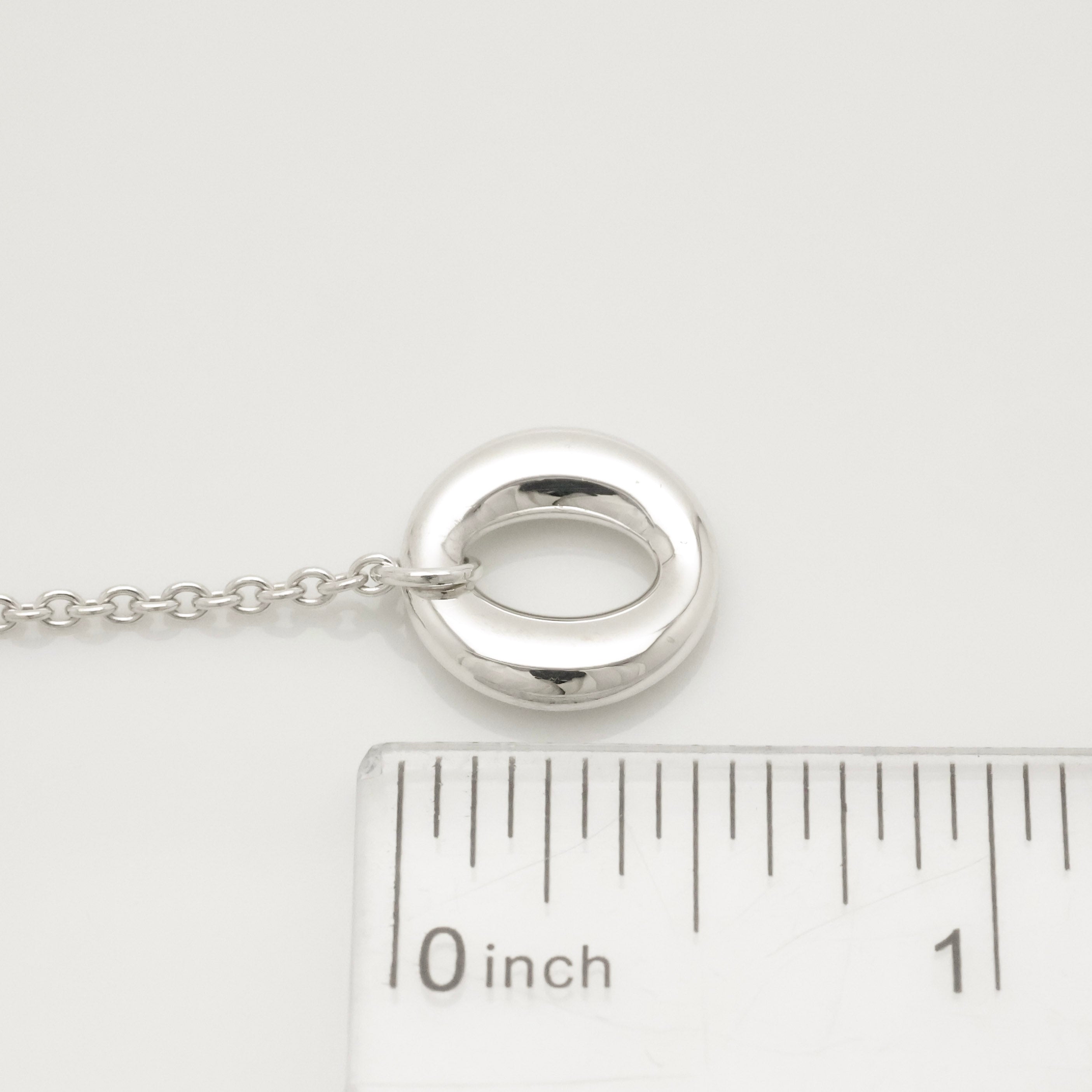 Tiffany & Co. Elsa Peretti Sevillana Lariat Necklace Sterling Silver 925