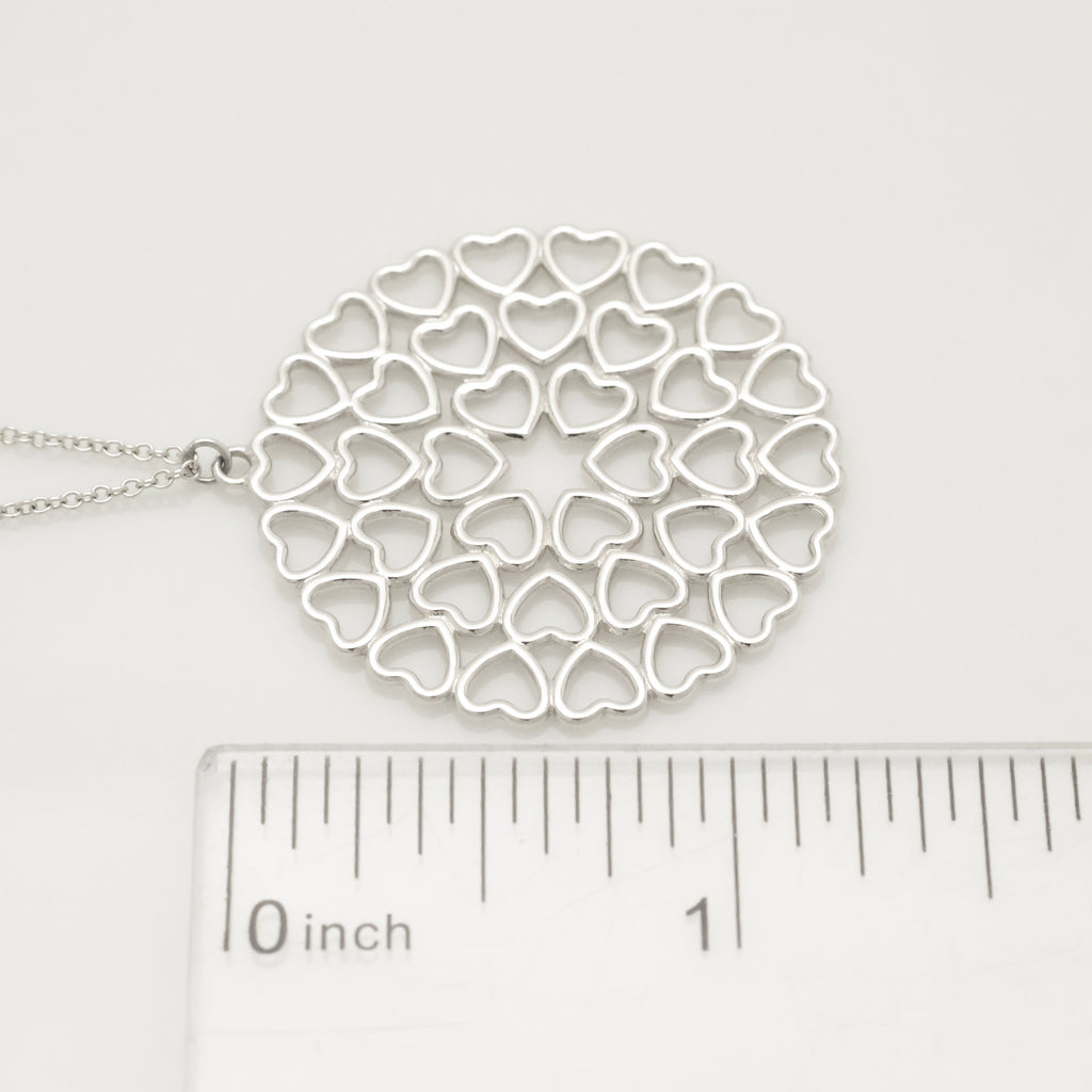 TIFFANY&Co. パロマピカソ クラウン オブ ハート メダリオン ネックレス AG925