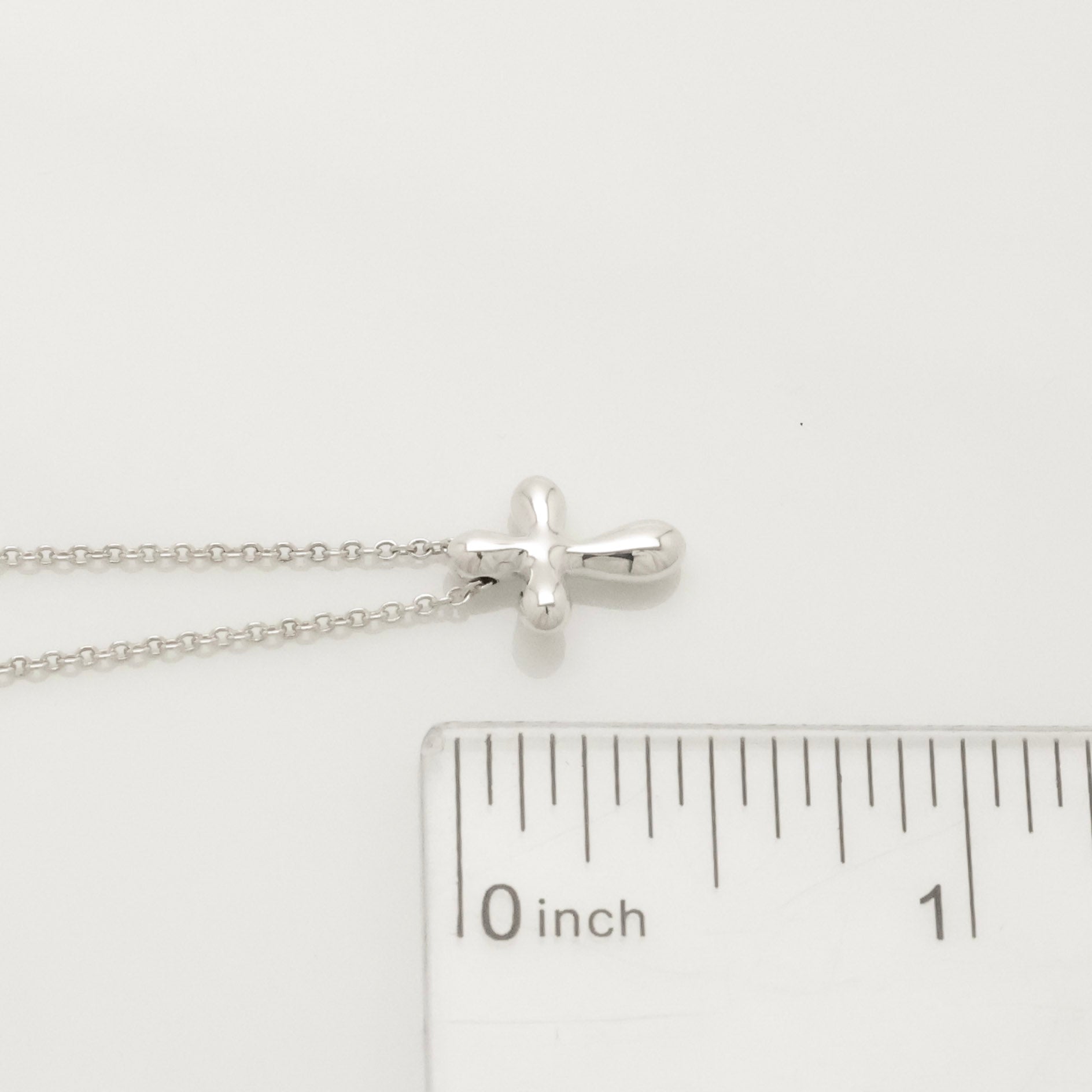 TIFFANY&Co. ミニ クロス エルサペレッティ ネックレス AG925