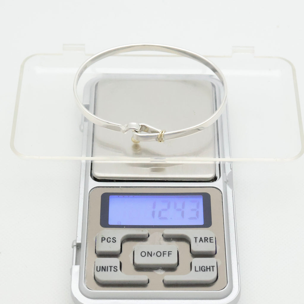 TIFFANY&Co. フック ＆ アイ バングル ブレスレット AG925 AU750