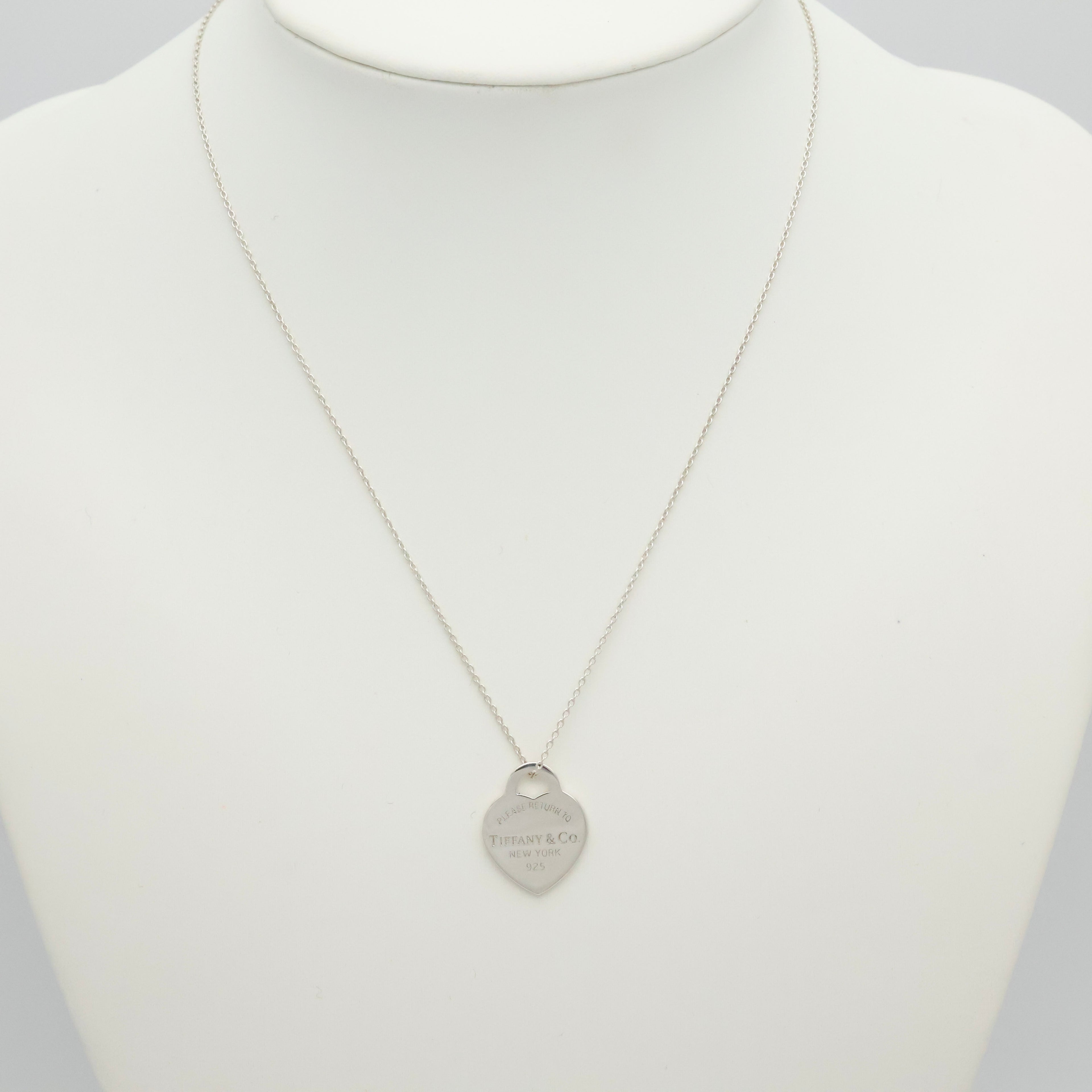 TIFFANY&Co. リターントゥ ティファニー ハート タグ ネックレス AG925