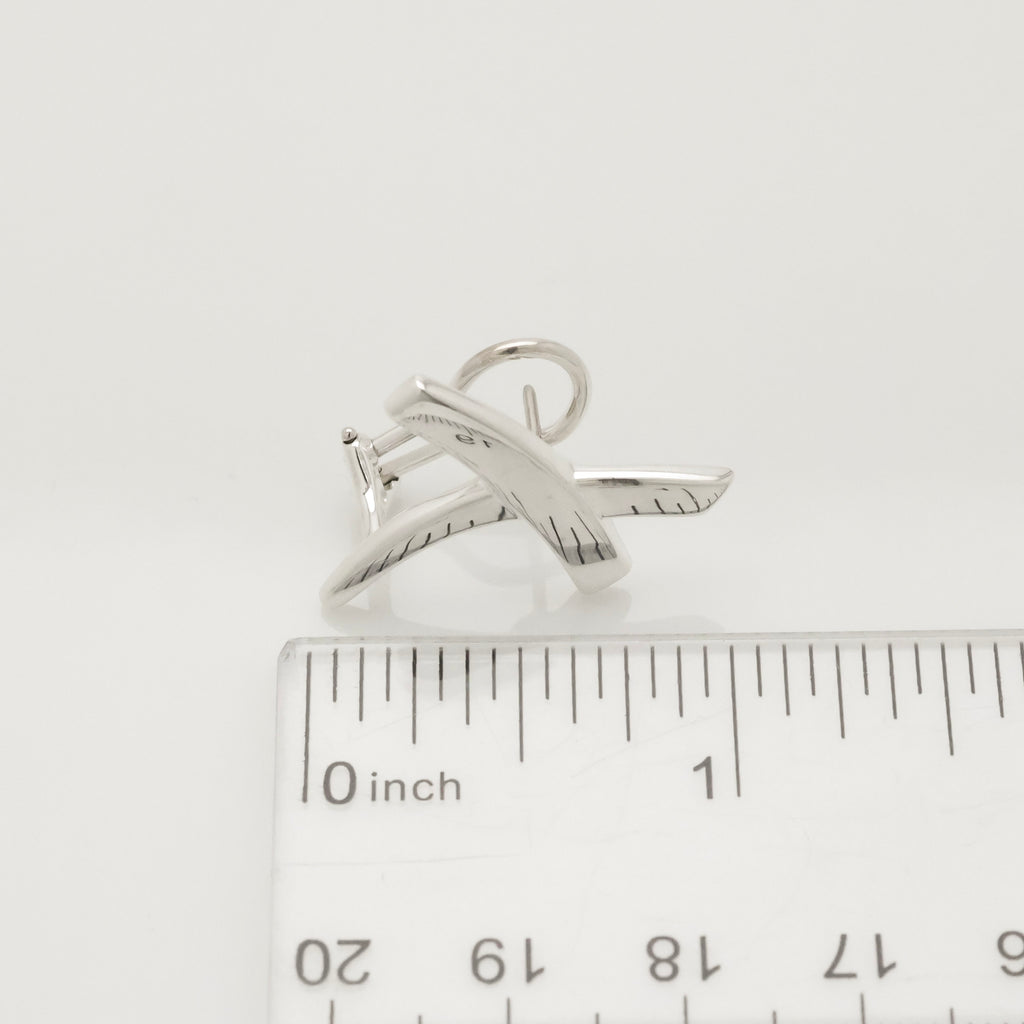 TIFFANY&Co. キス クロス パロマピカソ クリップ イヤリング AG925