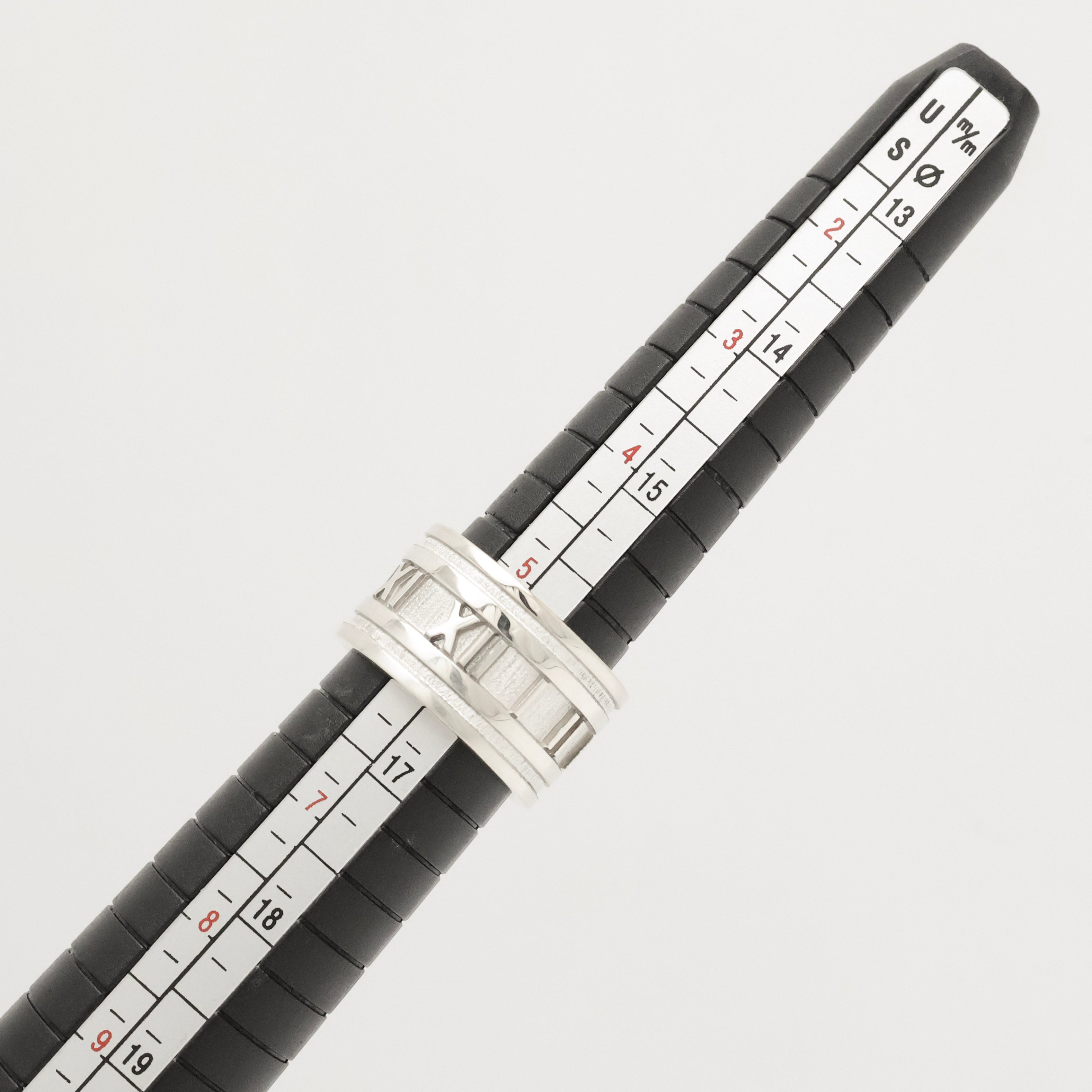 Tiffany & Co. Atlas Wide Ring Size 5.5- 5.75 Sterling Silver 925