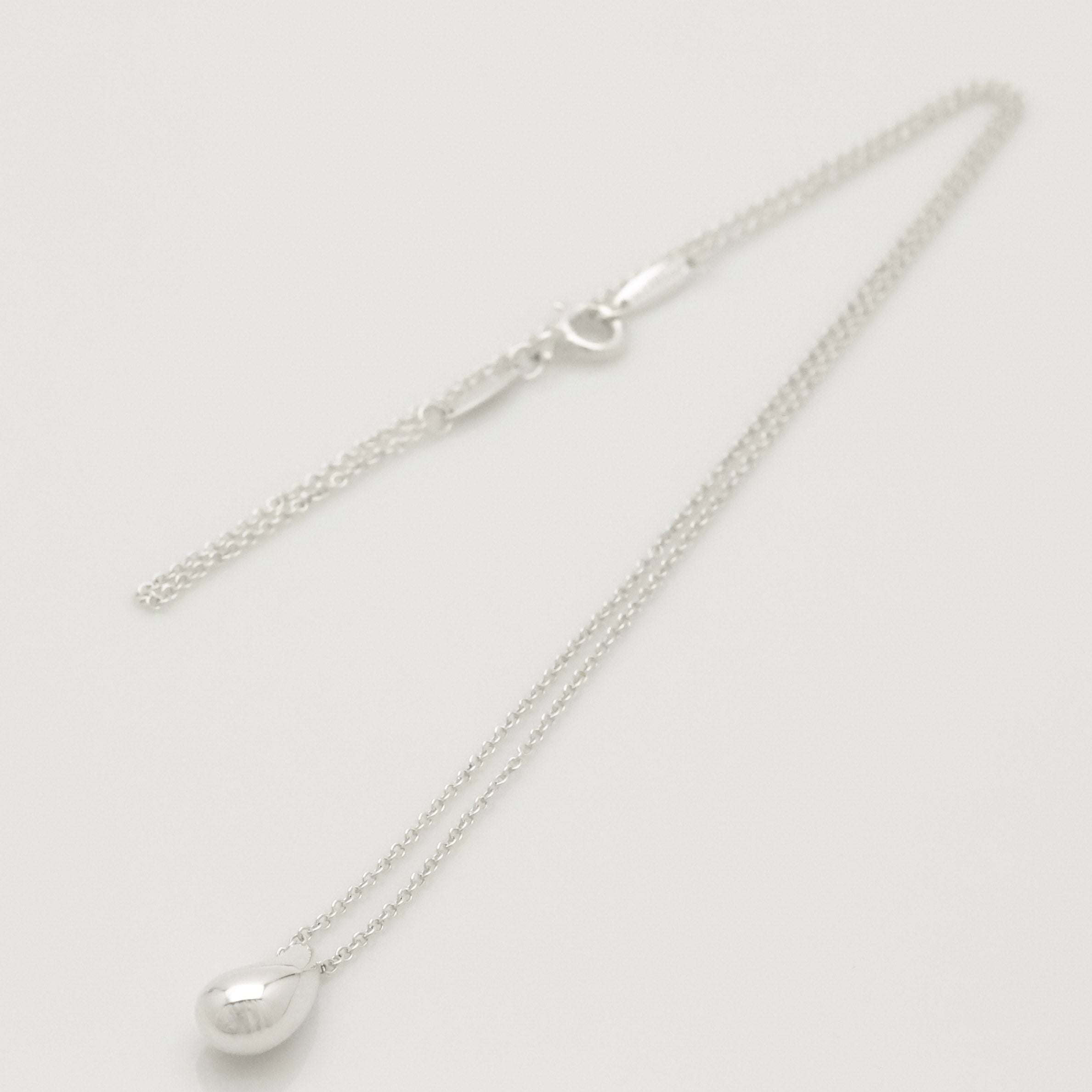 Tiffany & Co. Teardrop Necklace Pendant Sterling Silver 925 
