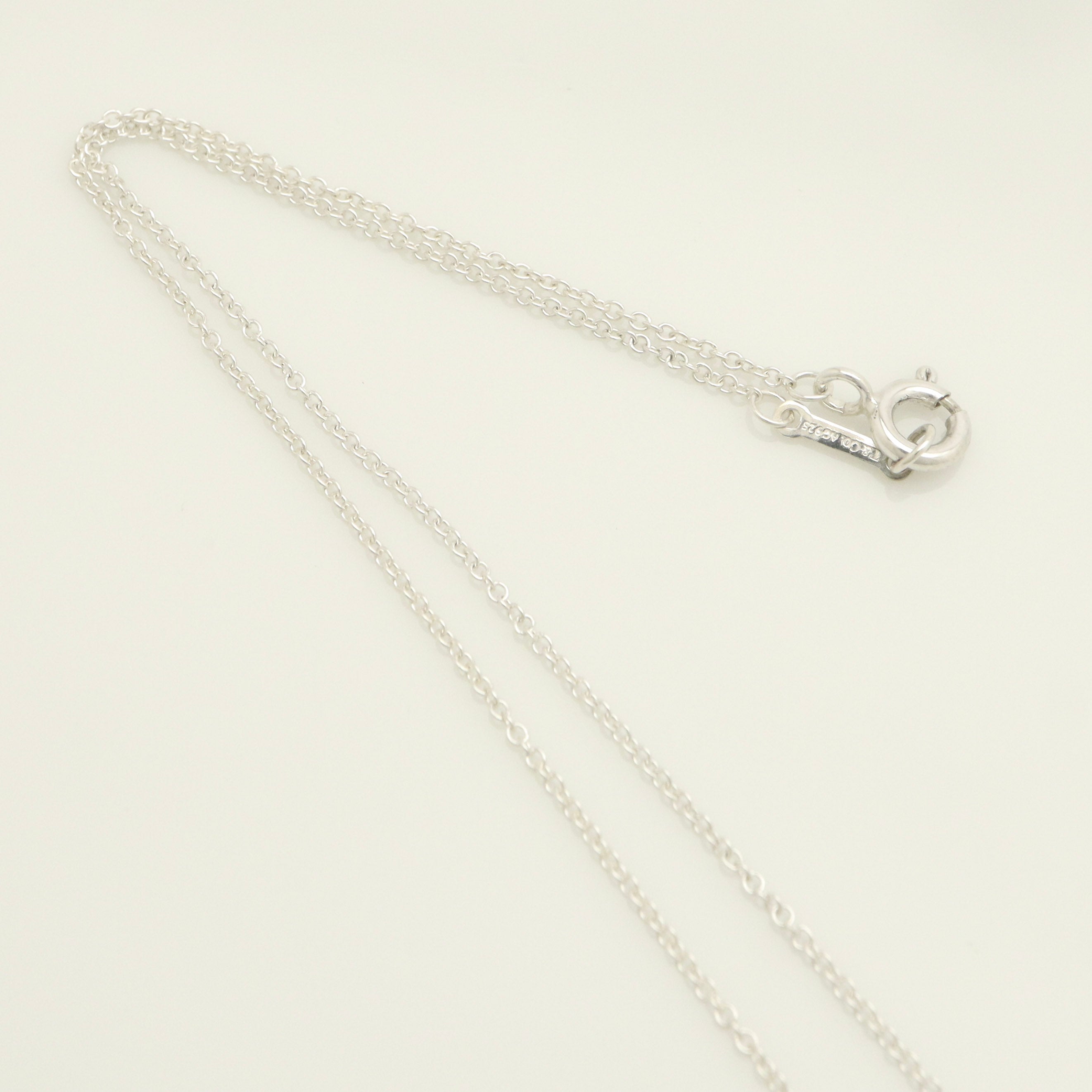 Tiffany & Co. Picasso Olive Leaf Heart Necklace Sterling Silver 925