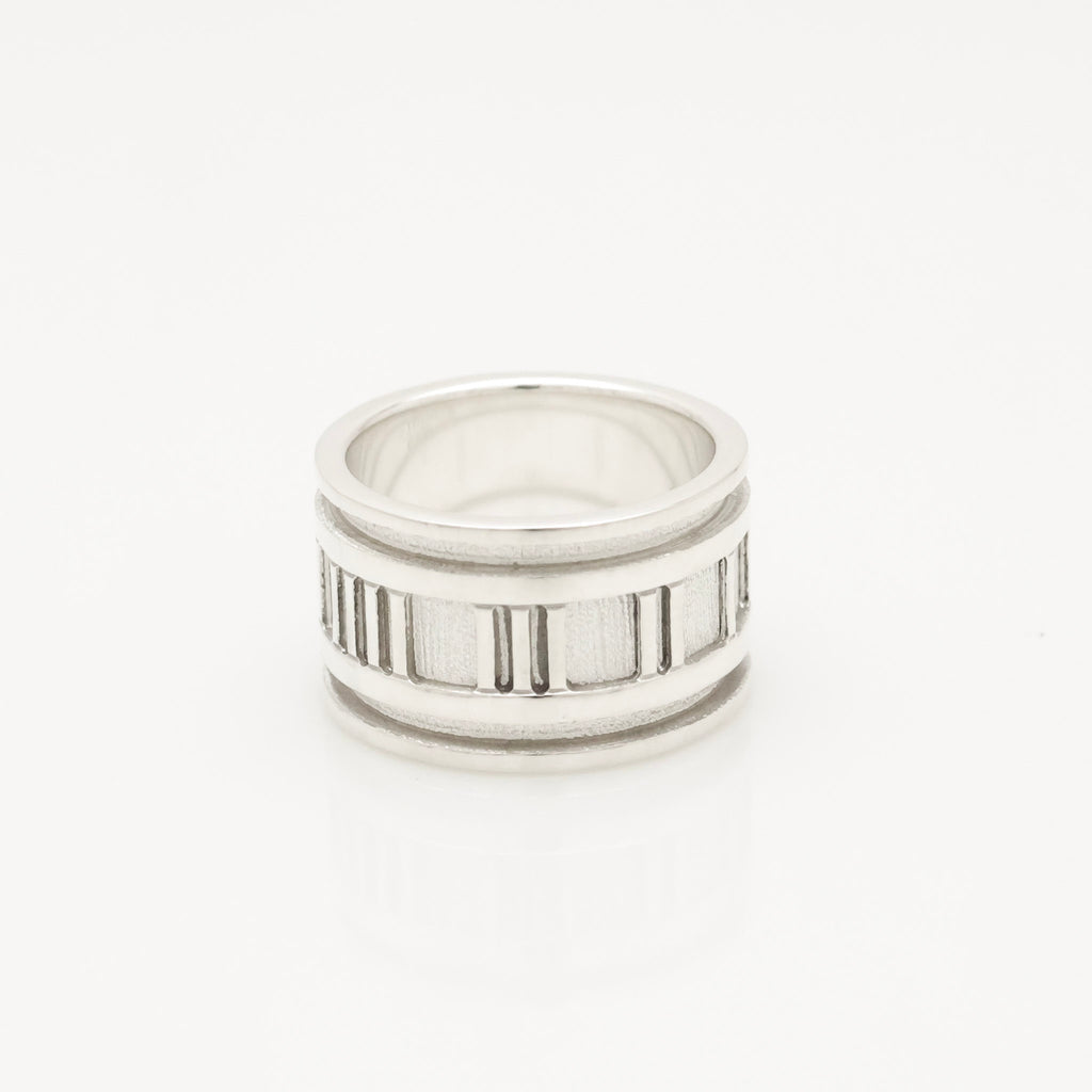Tiffany & Co. Atlas Wide Ring Size 4.5- 5 Sterling Silver 925