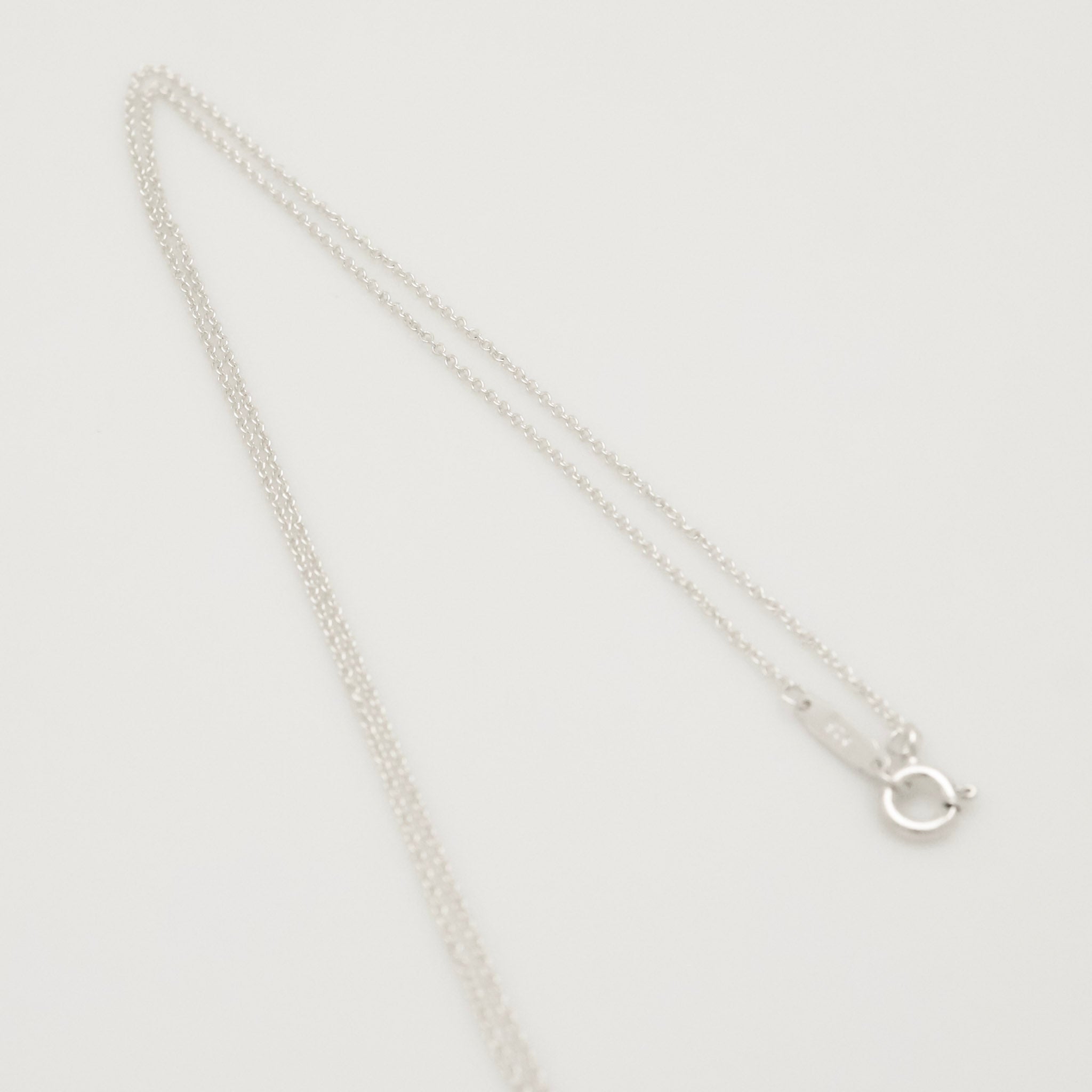 TIFFANY&Co. ハート キー 1P ダイヤモンド ネックレス AG925