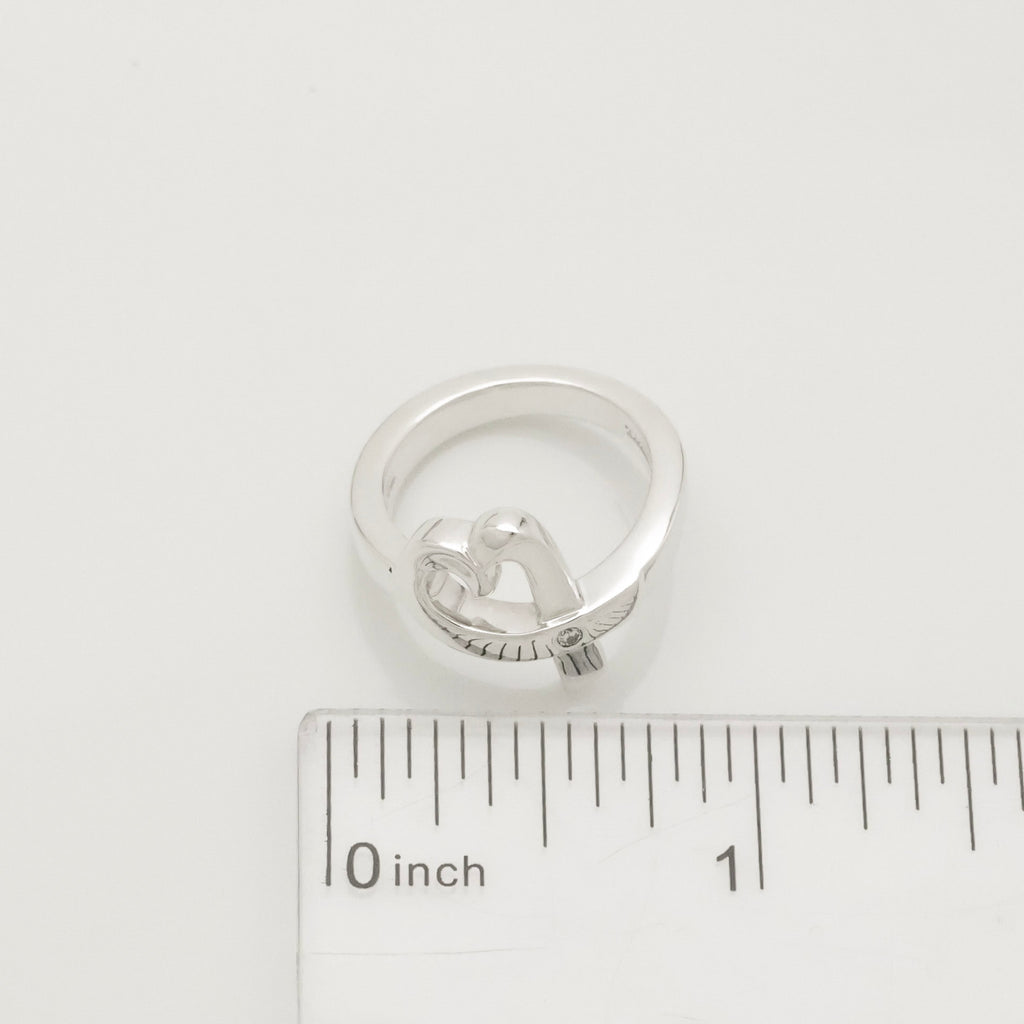 TIFFANY&Co. ラビングハート パロマピカソ 1P ダイヤモンド リング 10 号 AG925