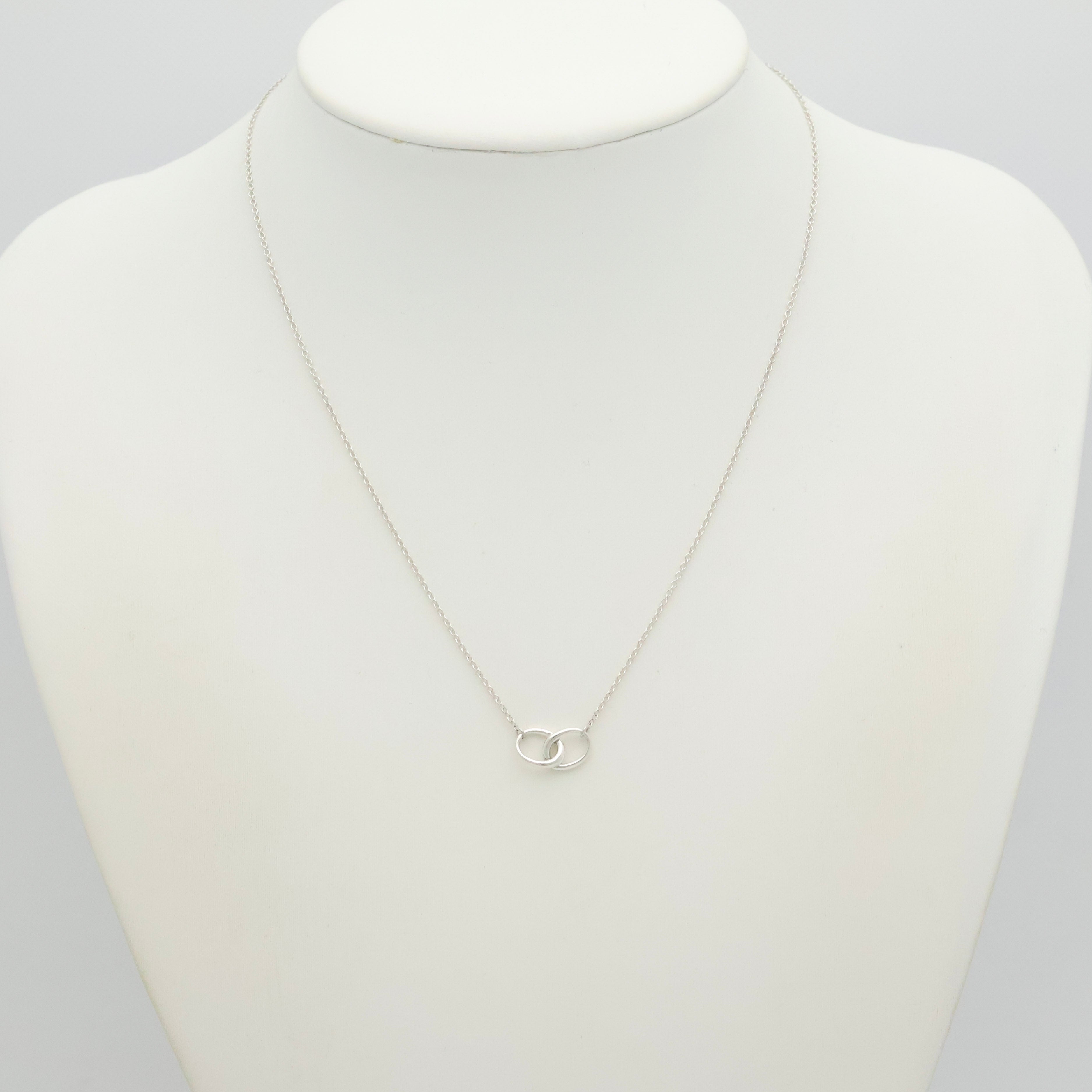 TIFFANY&Co. ダブル ループ エルサペレッティ ネックレス AG925