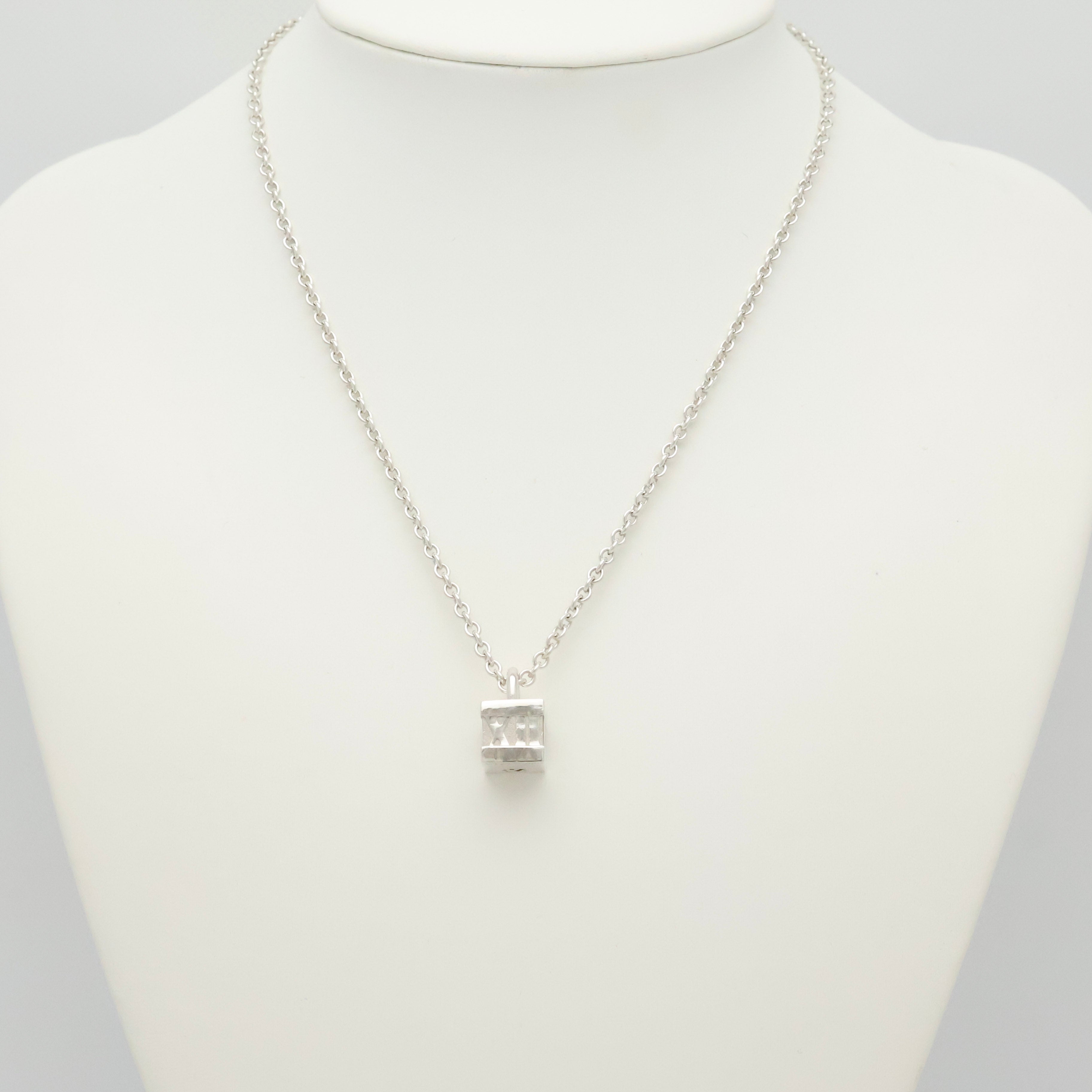 TIFFANY&Co. アトラス ロック キューブ ネックレス AG925