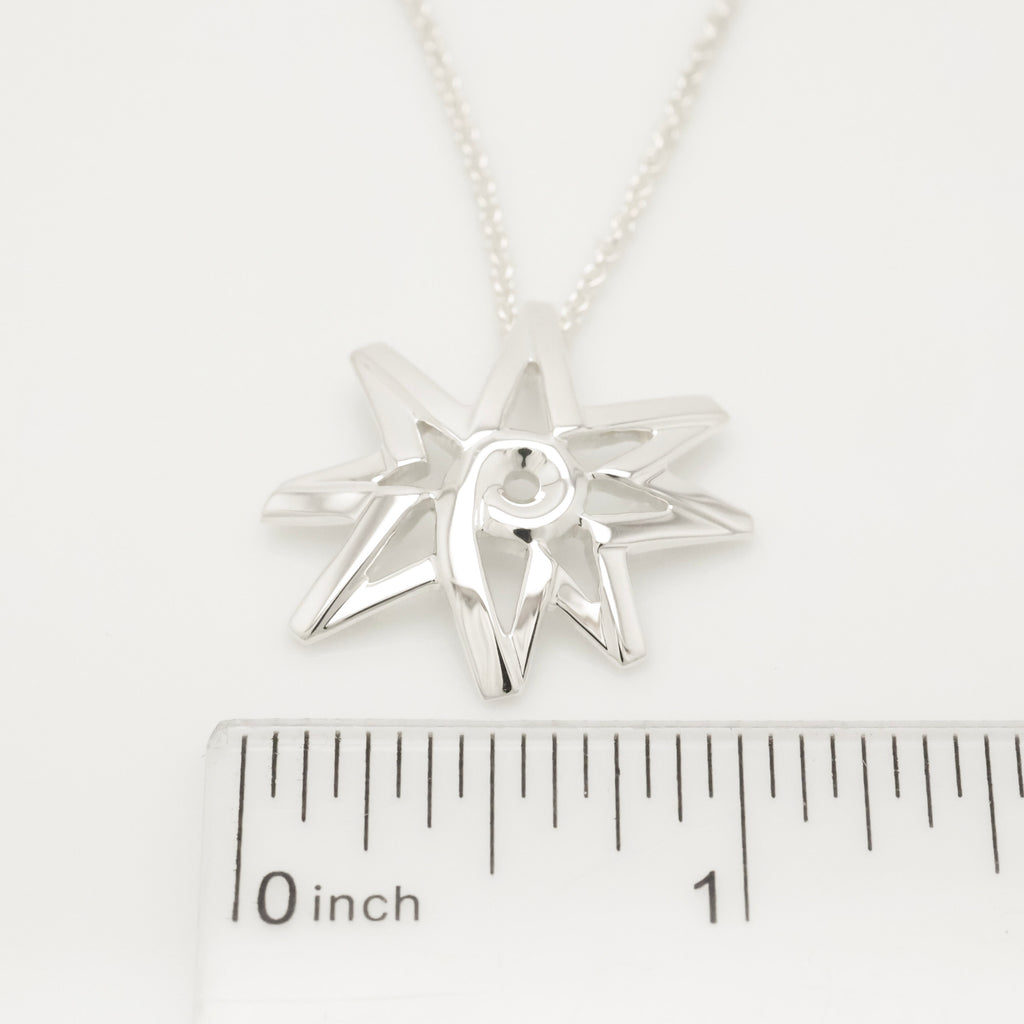  Tiffany & Co. Picasso Volume Star Necklace Sterling Silver 925