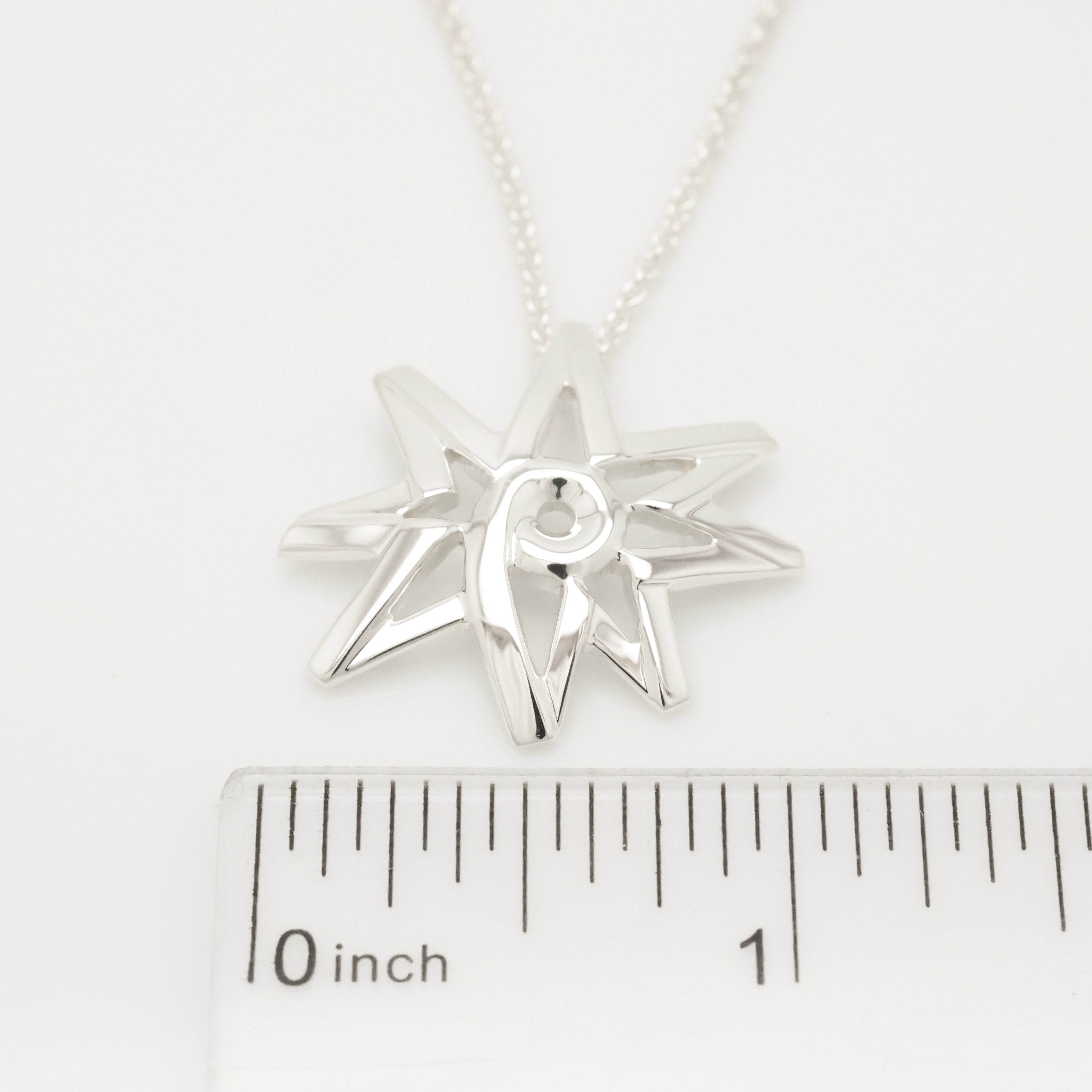  Tiffany & Co. Picasso Volume Star Necklace Sterling Silver 925