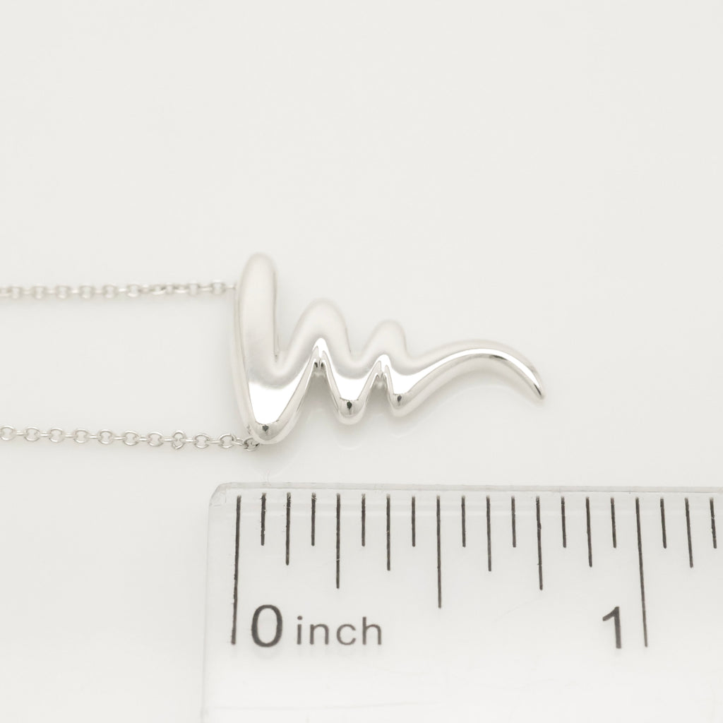 Tiffany & Co. Picasso Scribble Zig Zag Necklace Sterling Silver 925