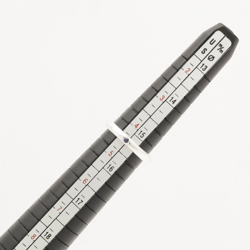 TIFFANY&Co. スタッキング バンド サファイア 1P リング 8 号 AG925