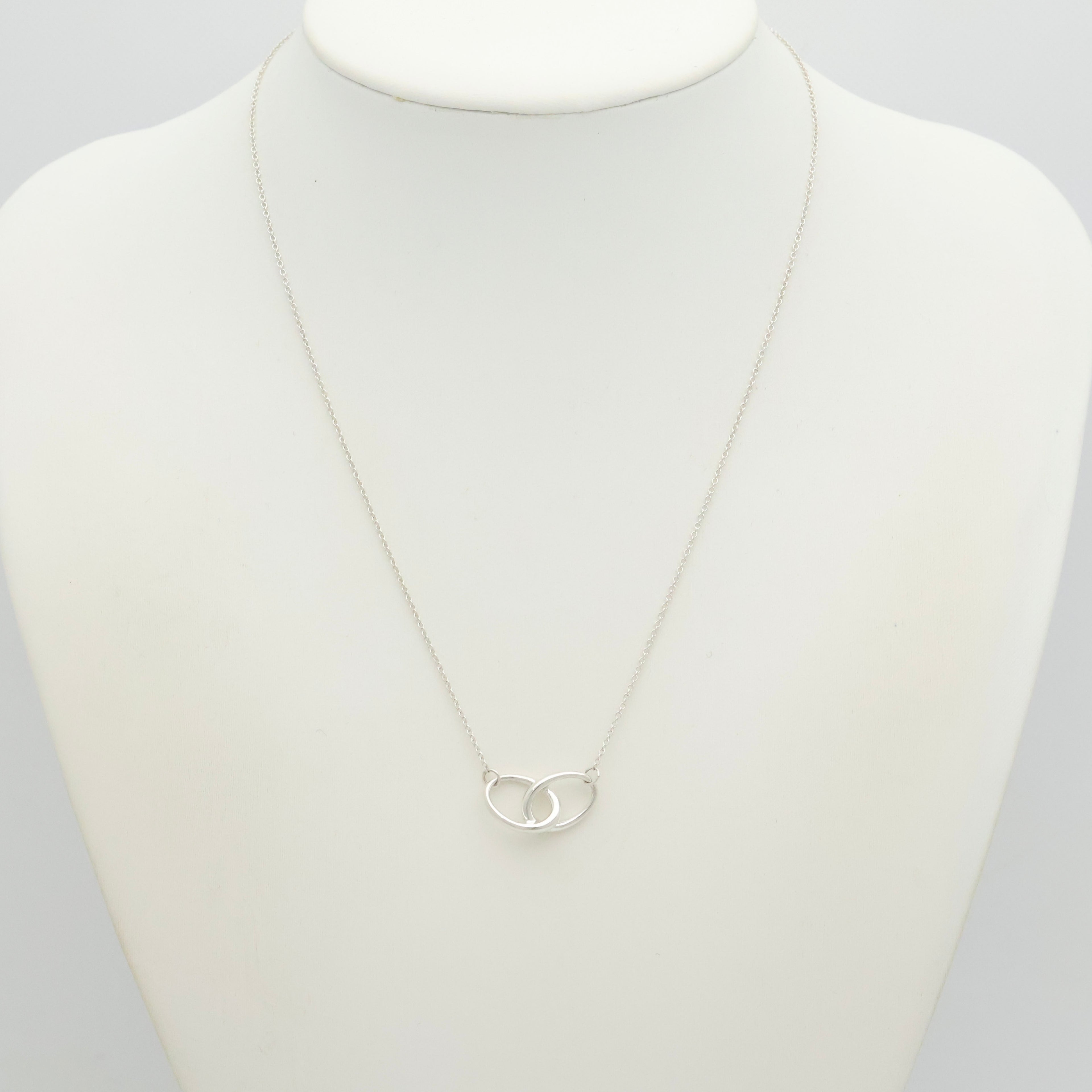 TIFFANY&Co. ダブル ループ エルサペレッティ ネックレス AG925