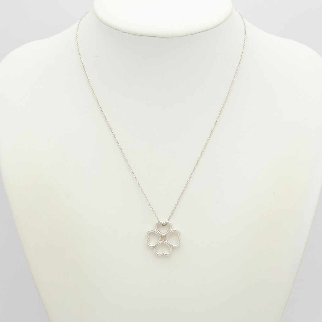 TIFFANY&Co. クローバー ハート ネックレス AG925