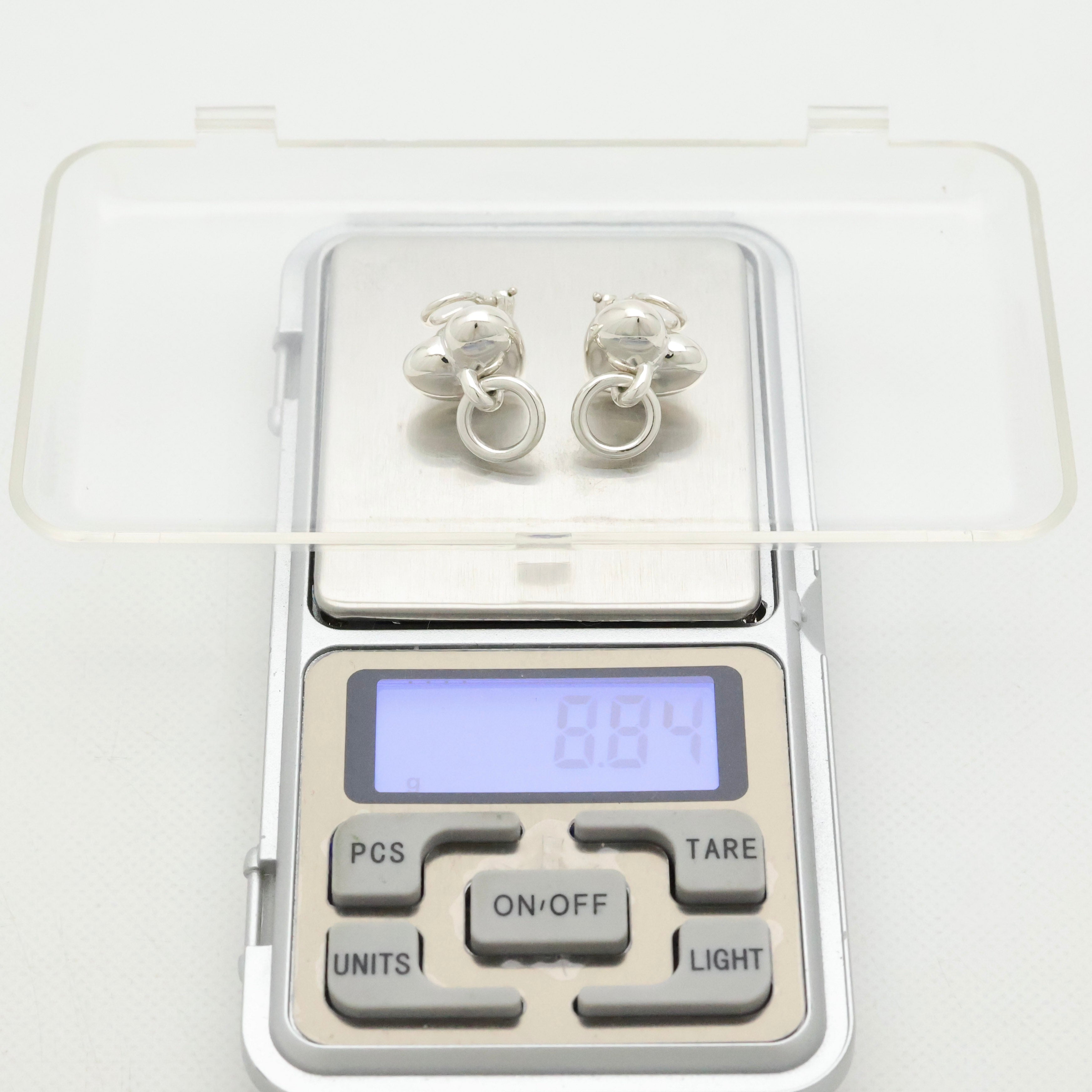 Tiffany & Co. Heart Door Knocker Earrings  Sterling Silver 925