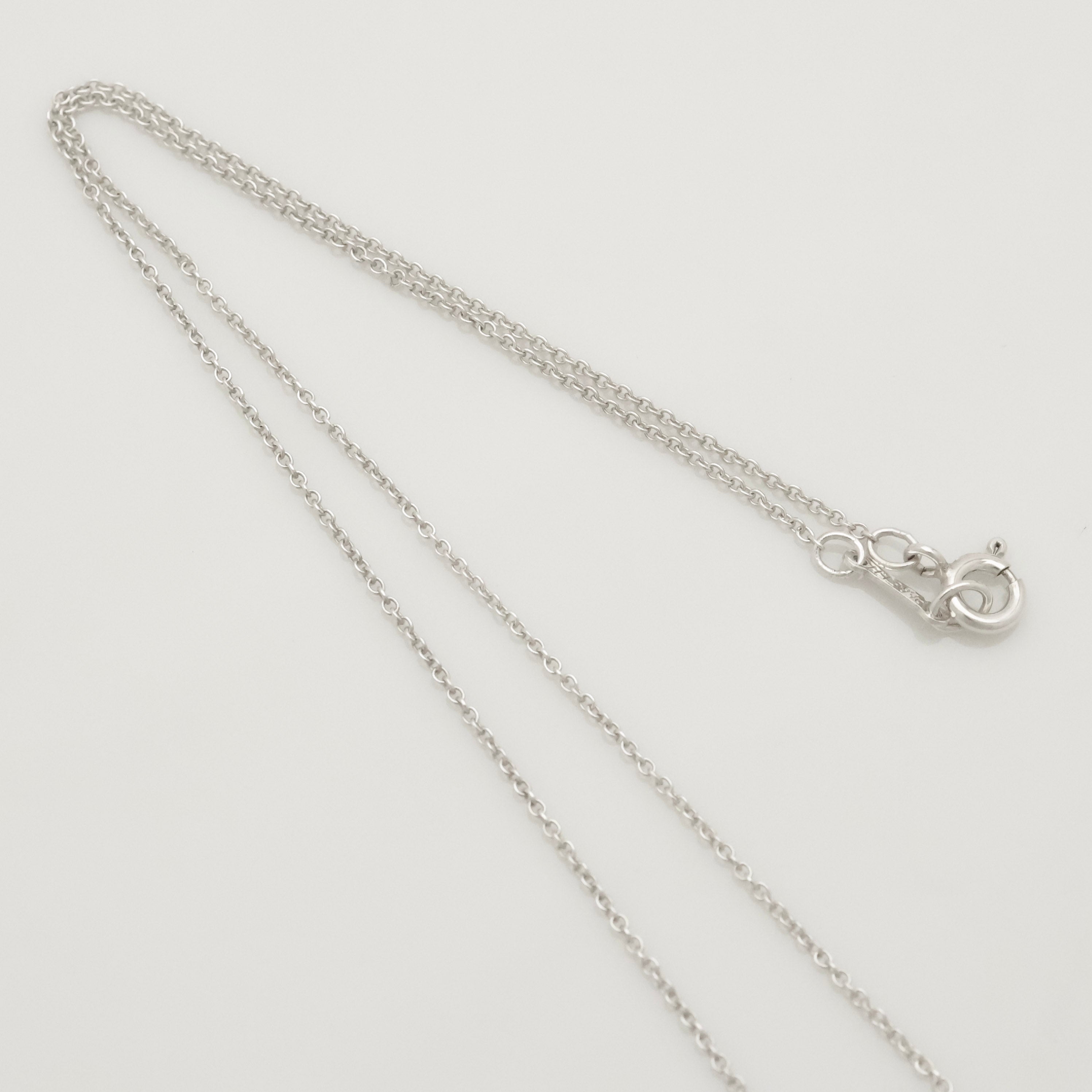  Tiffany & Co. Peretti Large  Bean Necklace  Sterling Silver 925 